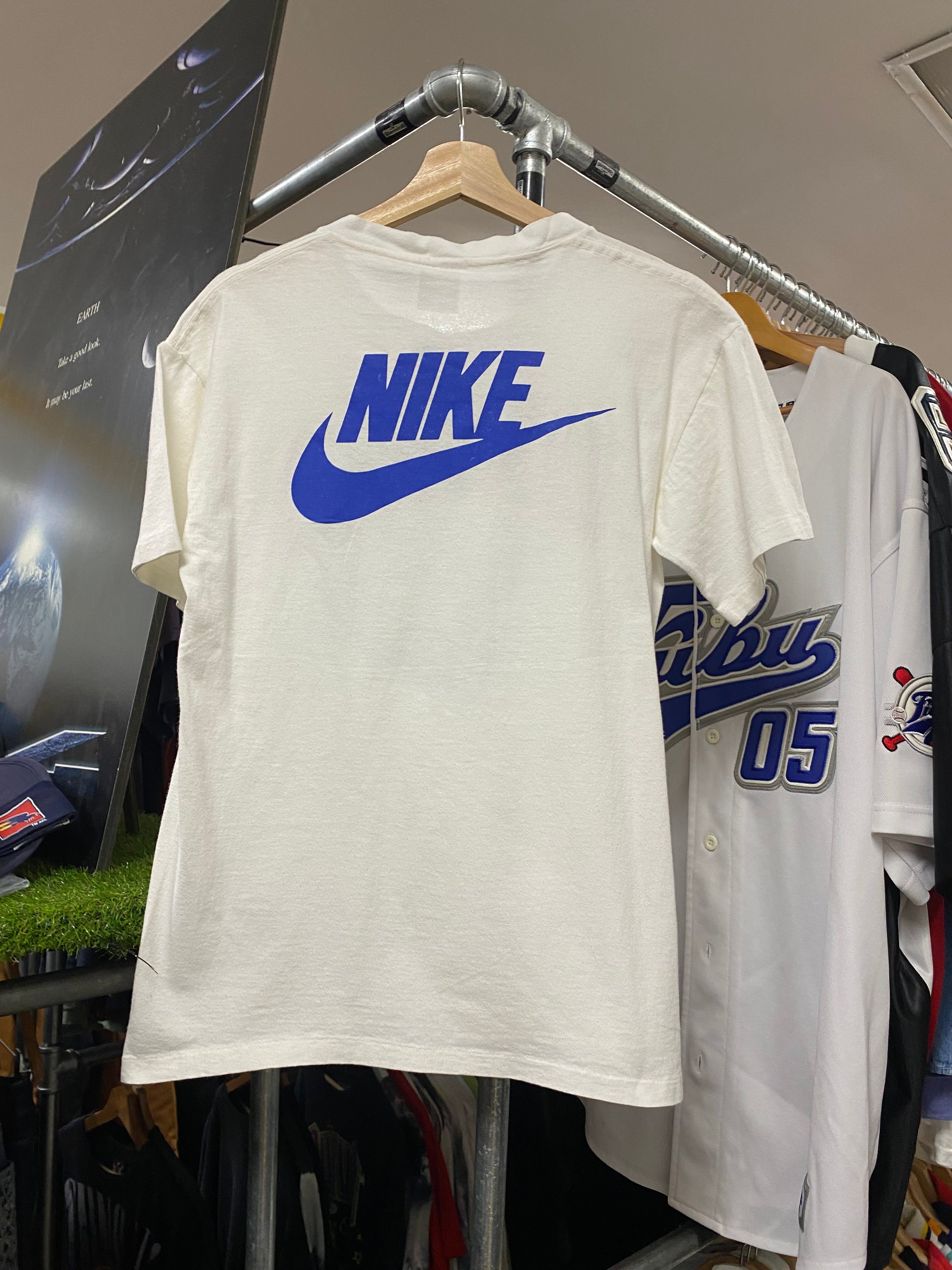 S - 1990s Nike UMKC Basketball White DS Tee