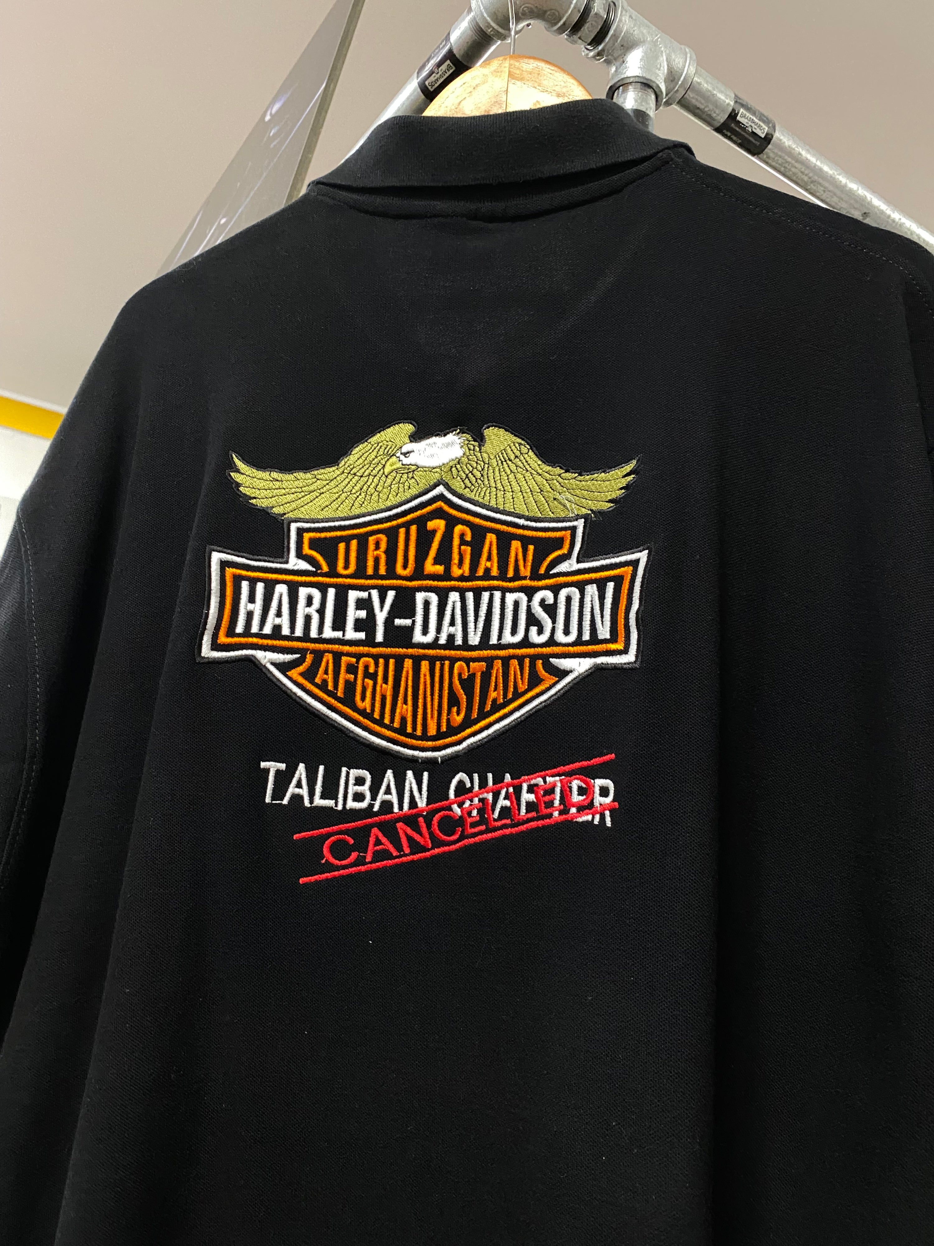 [3XL] Harley Davidson Afganistan, Taliban Chapter Polo