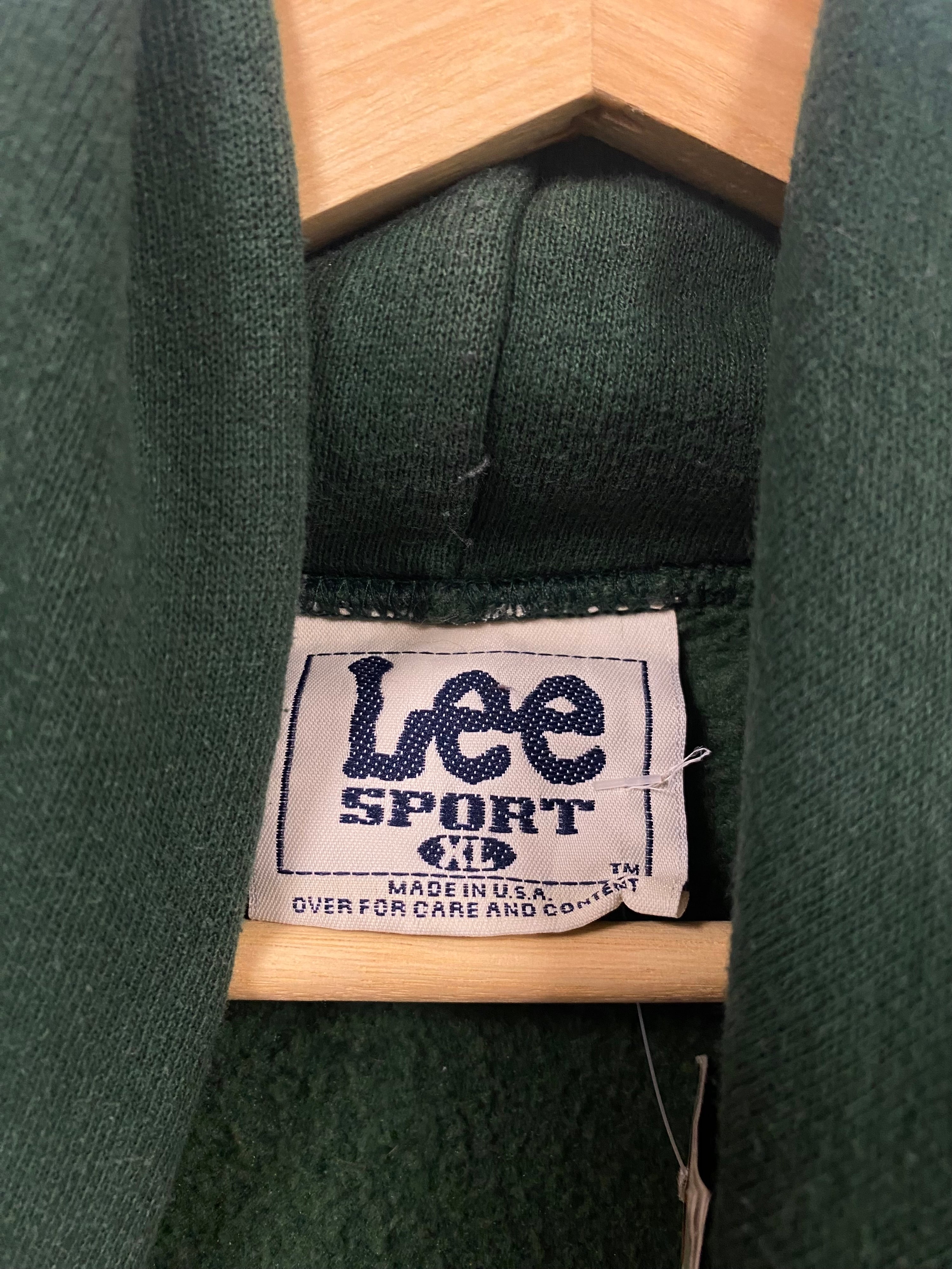 [XL] Vintage Green Bay Packers embroidered Lee Hoodie