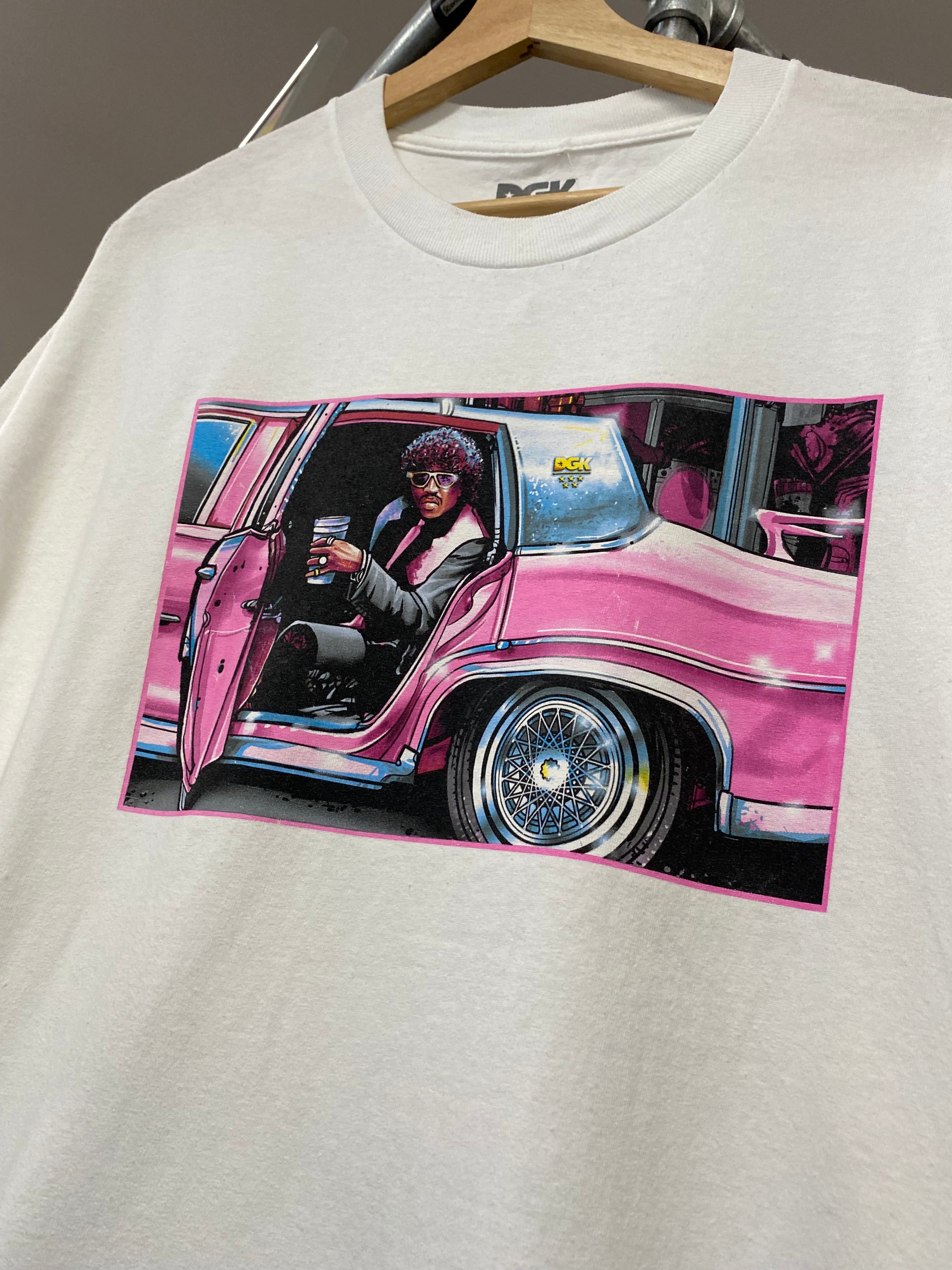 XL - DGK Friday: Pinky Getting Out Of Limo White Box Tee