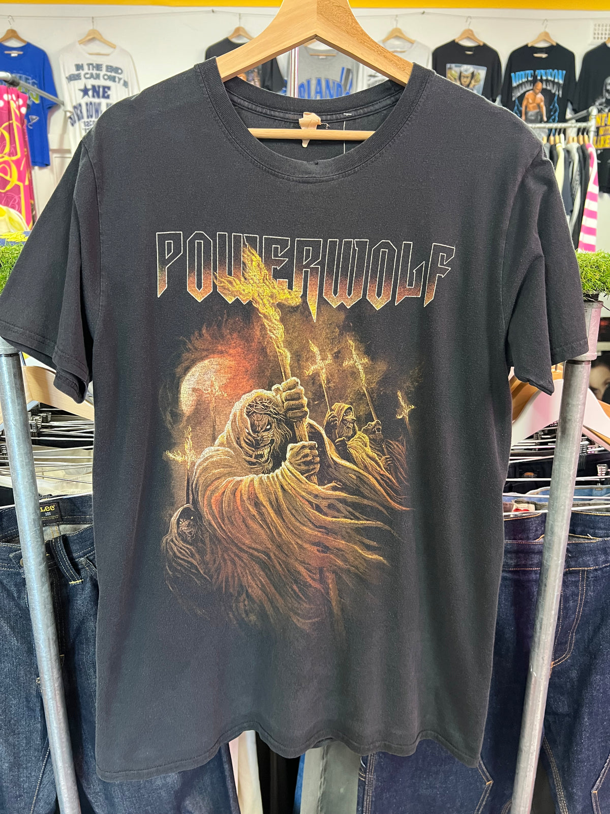 [L] Powerwolf Metal is Religion Double Sided Tshirt