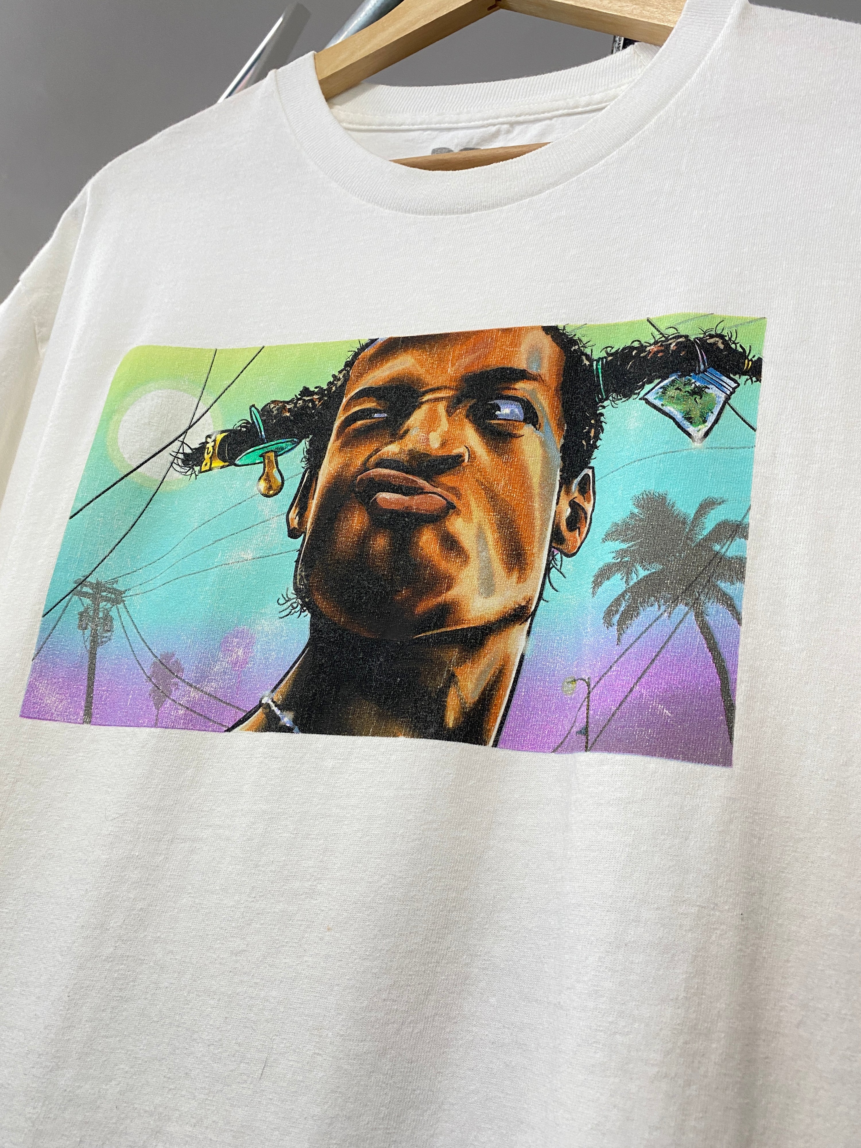 L - DGK Don't Be A Menace White Tee