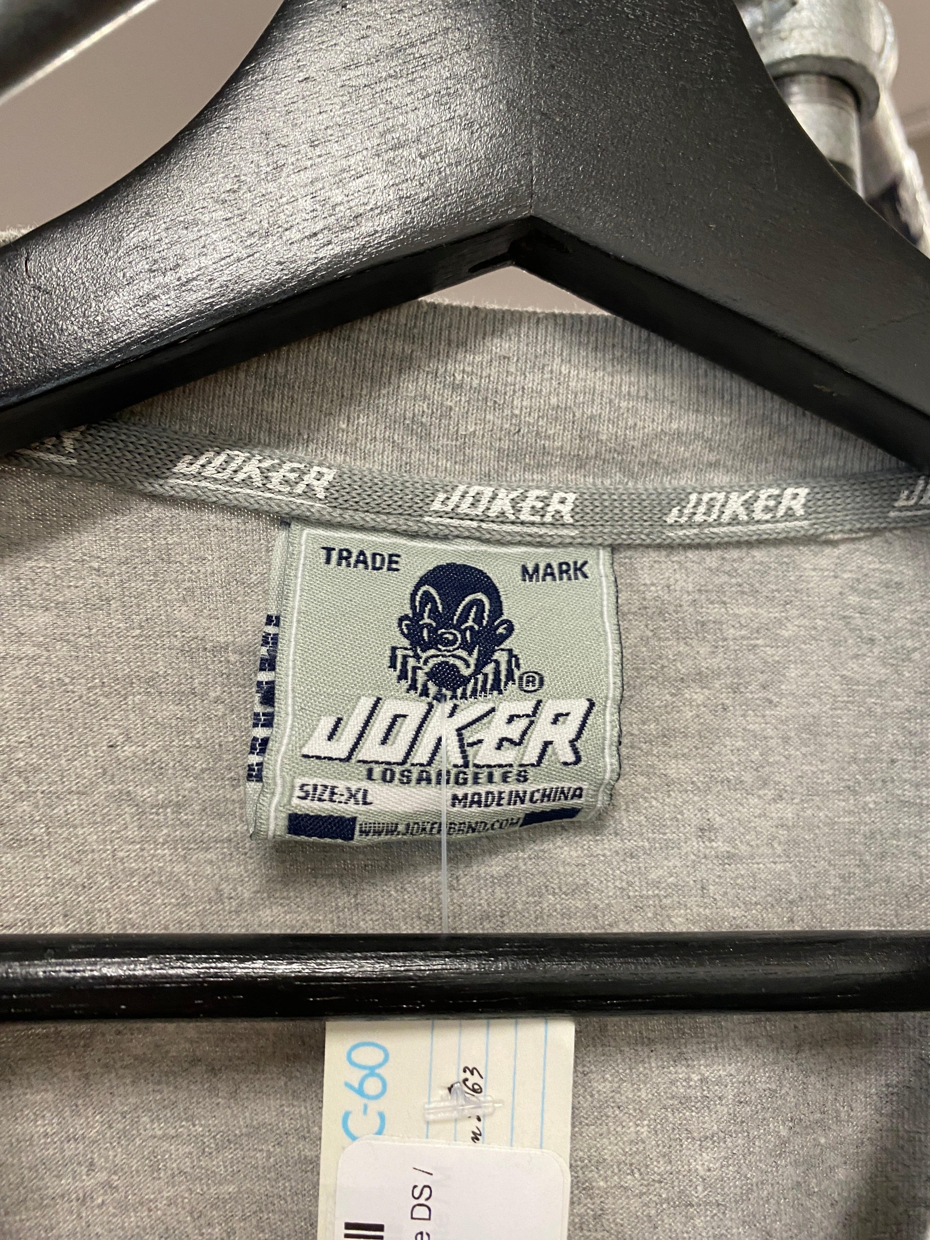 XL - Joker Grey Spellout Tee DS