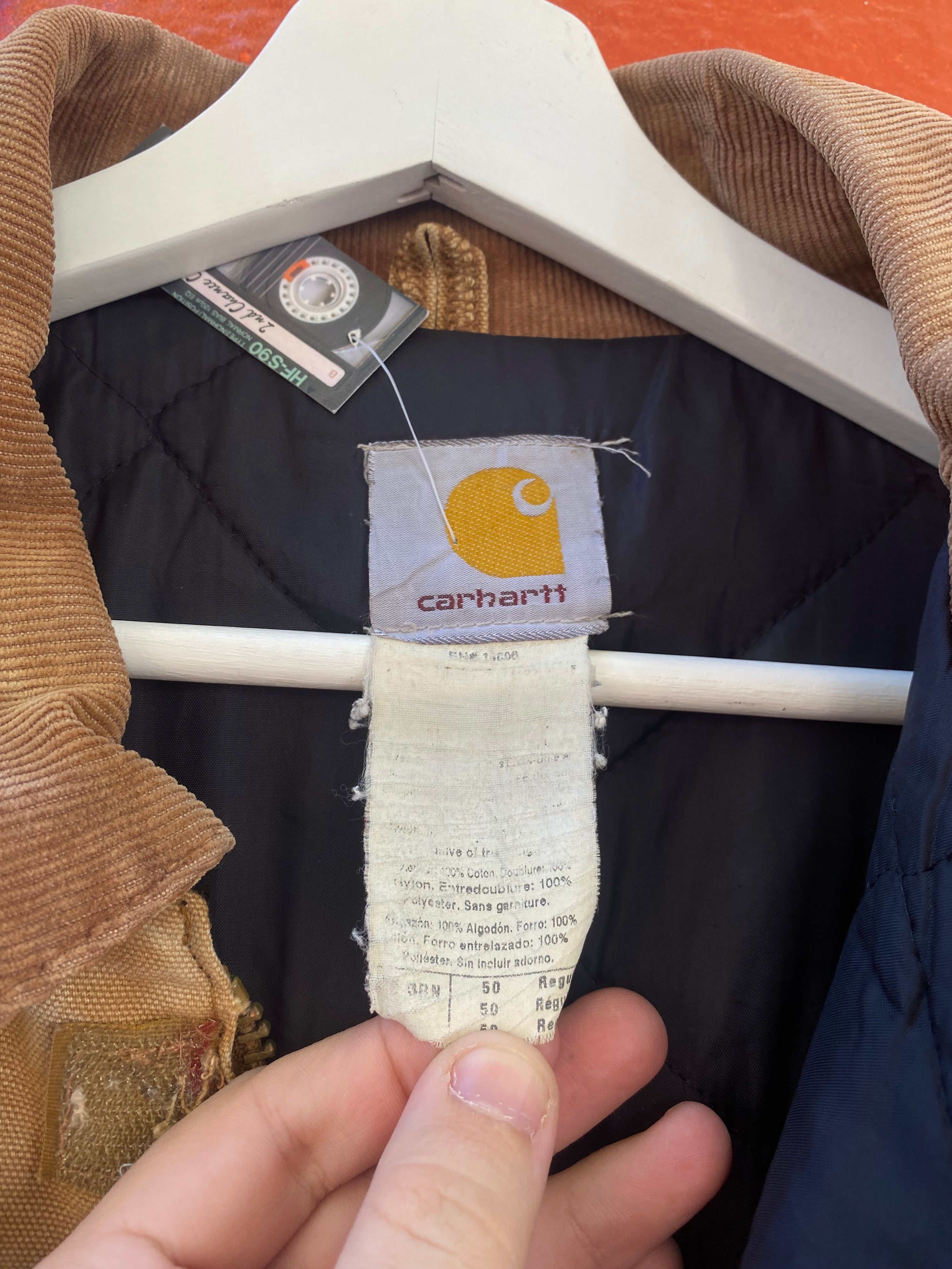 [2XL] Vintage Carhartt C26BRN Light Brown Arctic Jacket