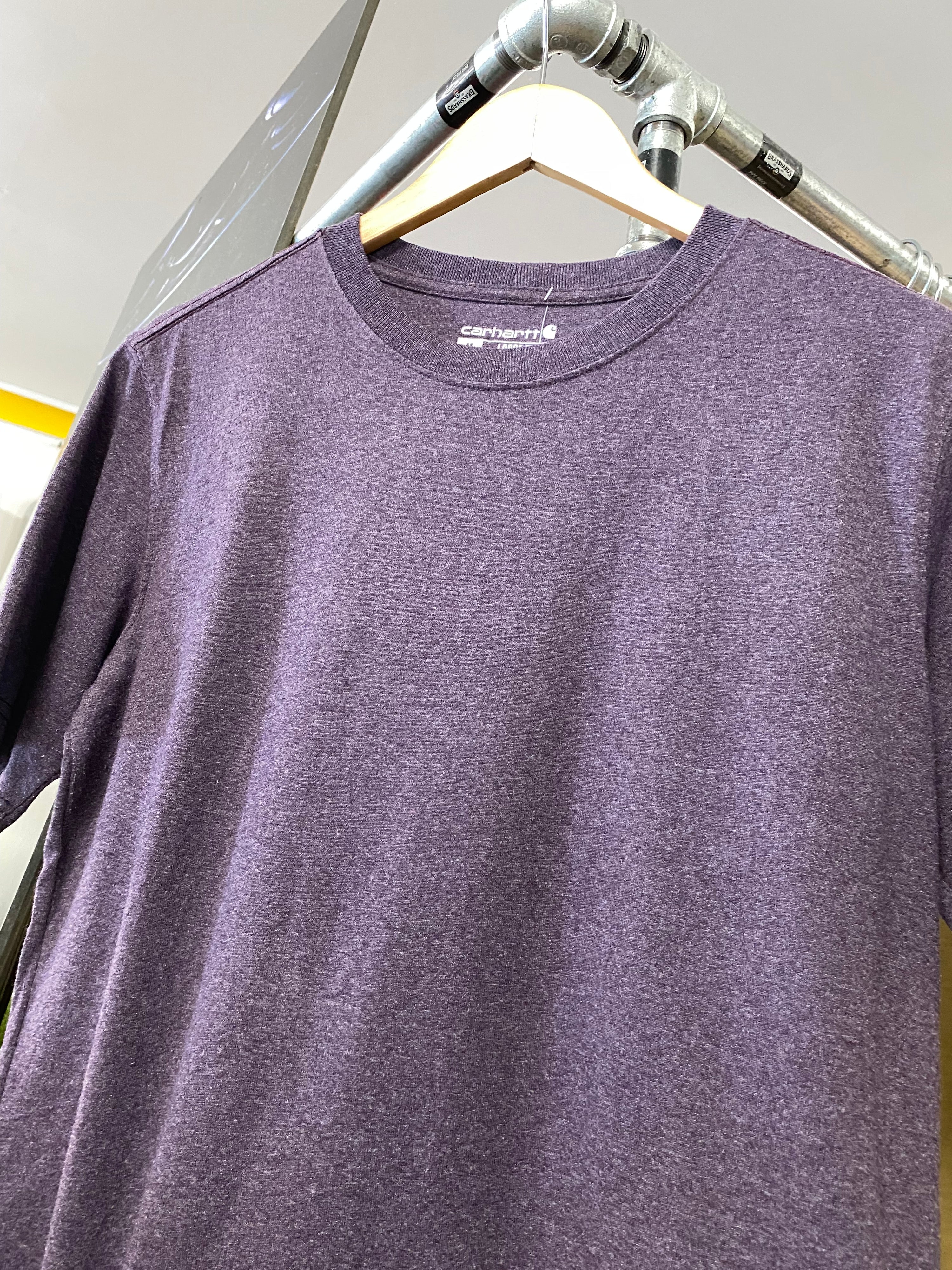 M - Speckled Plum Carhartt Tee