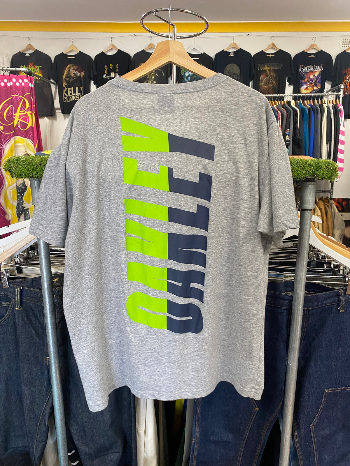 [2XL] Oakley Heather Grey Massive Rear Tshirt