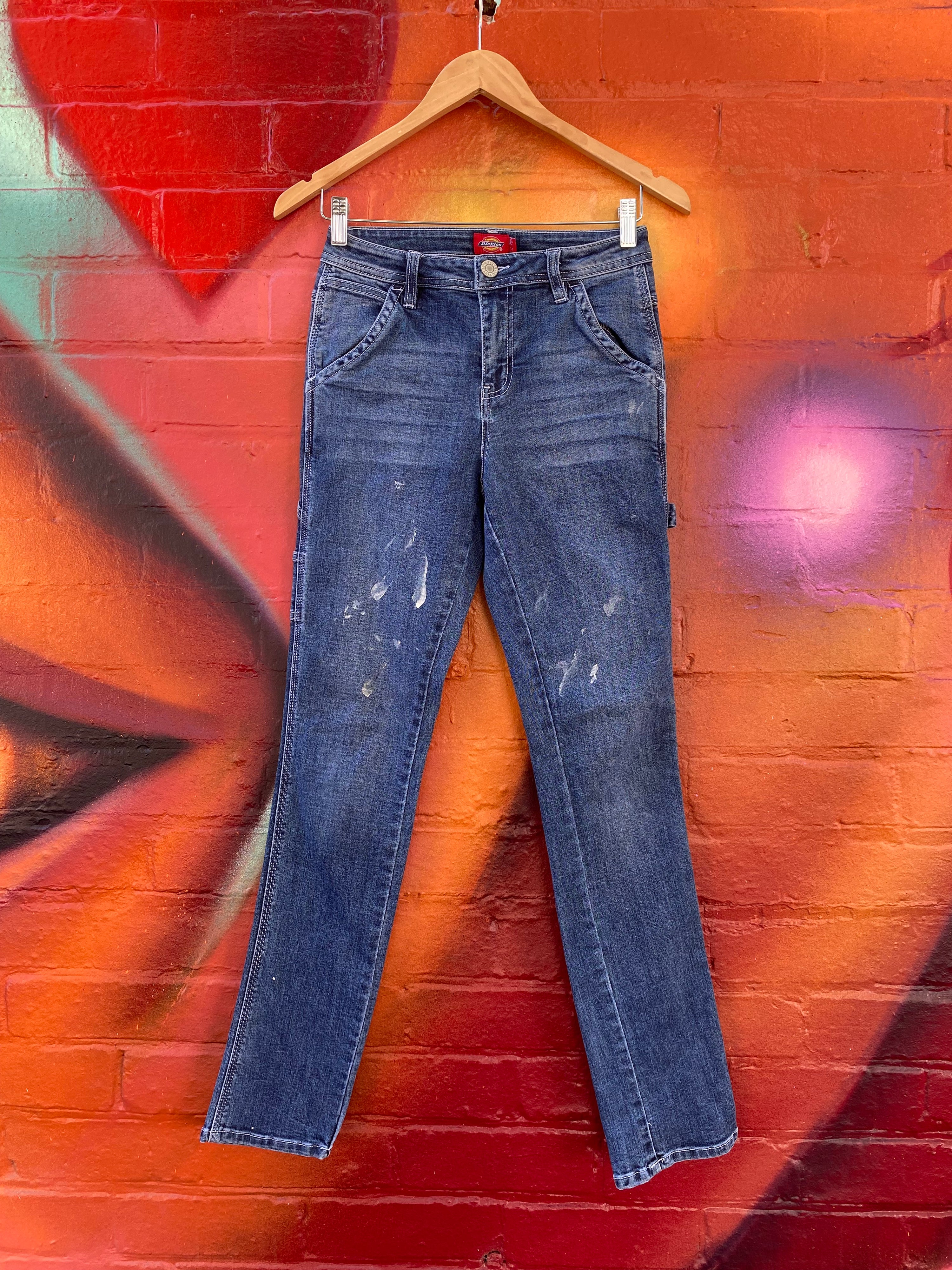 [26] Dickies Denim Jeans Paint Marks