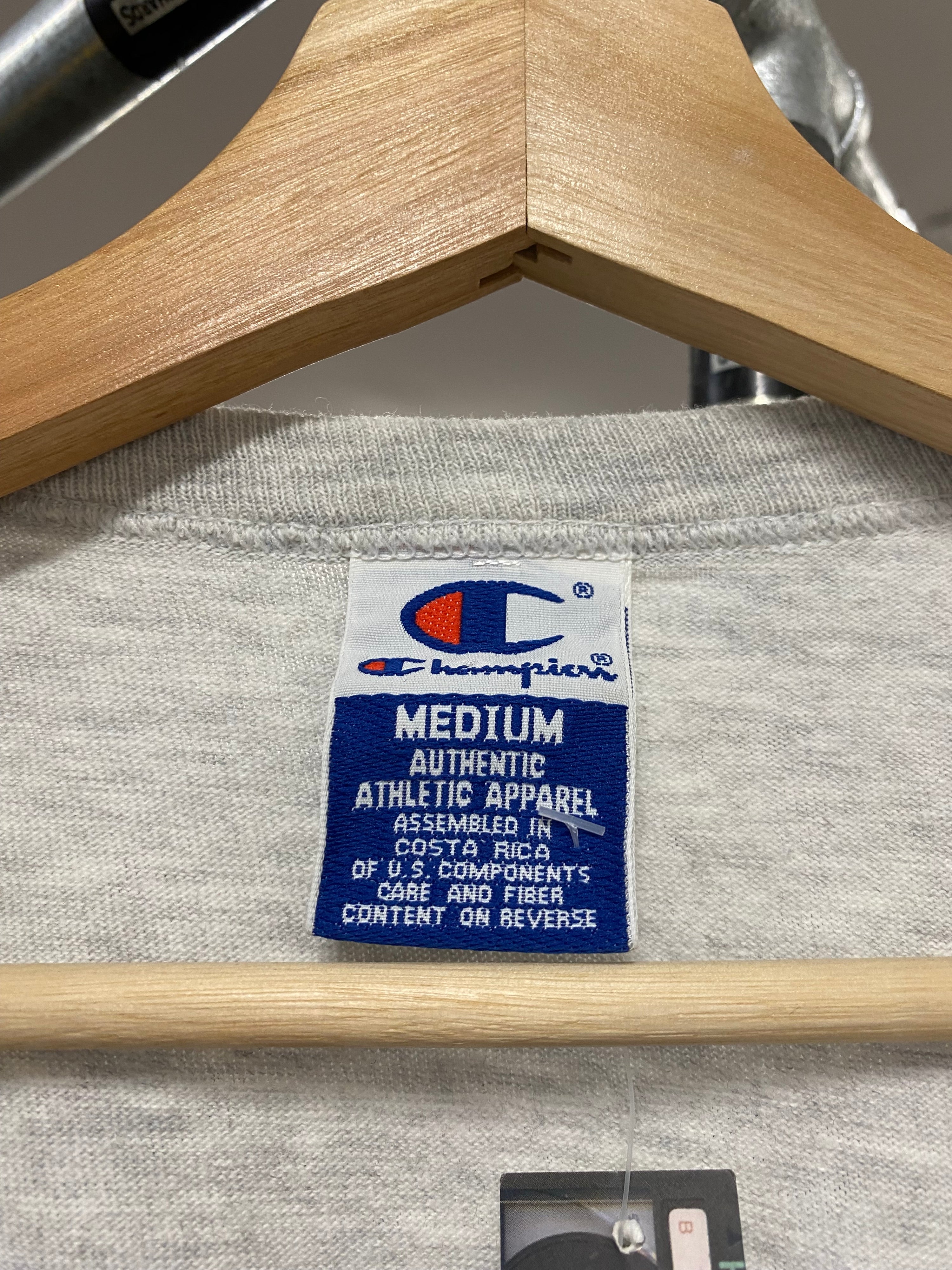 M - Vintage Champion Bulls Basketball Grey Tee