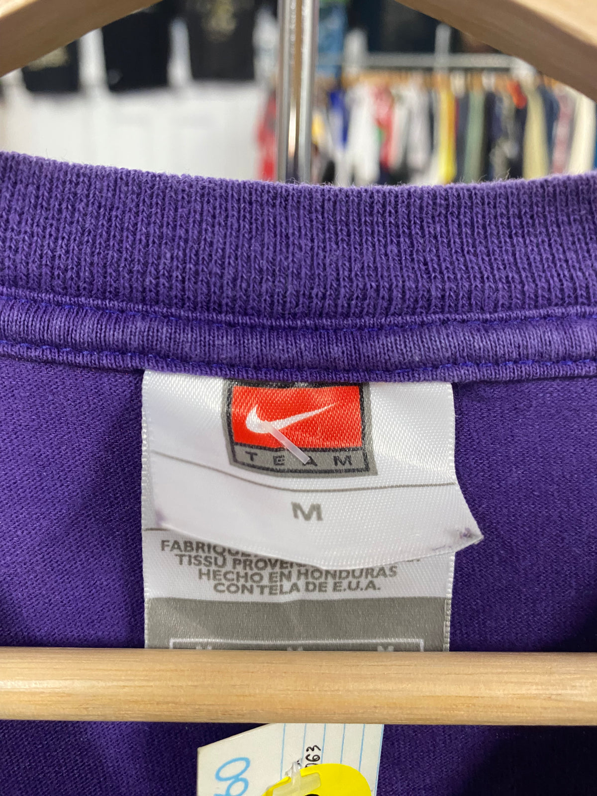 M - 2000s Nike Team Kansas State Wildcats Basketball Purple Tee