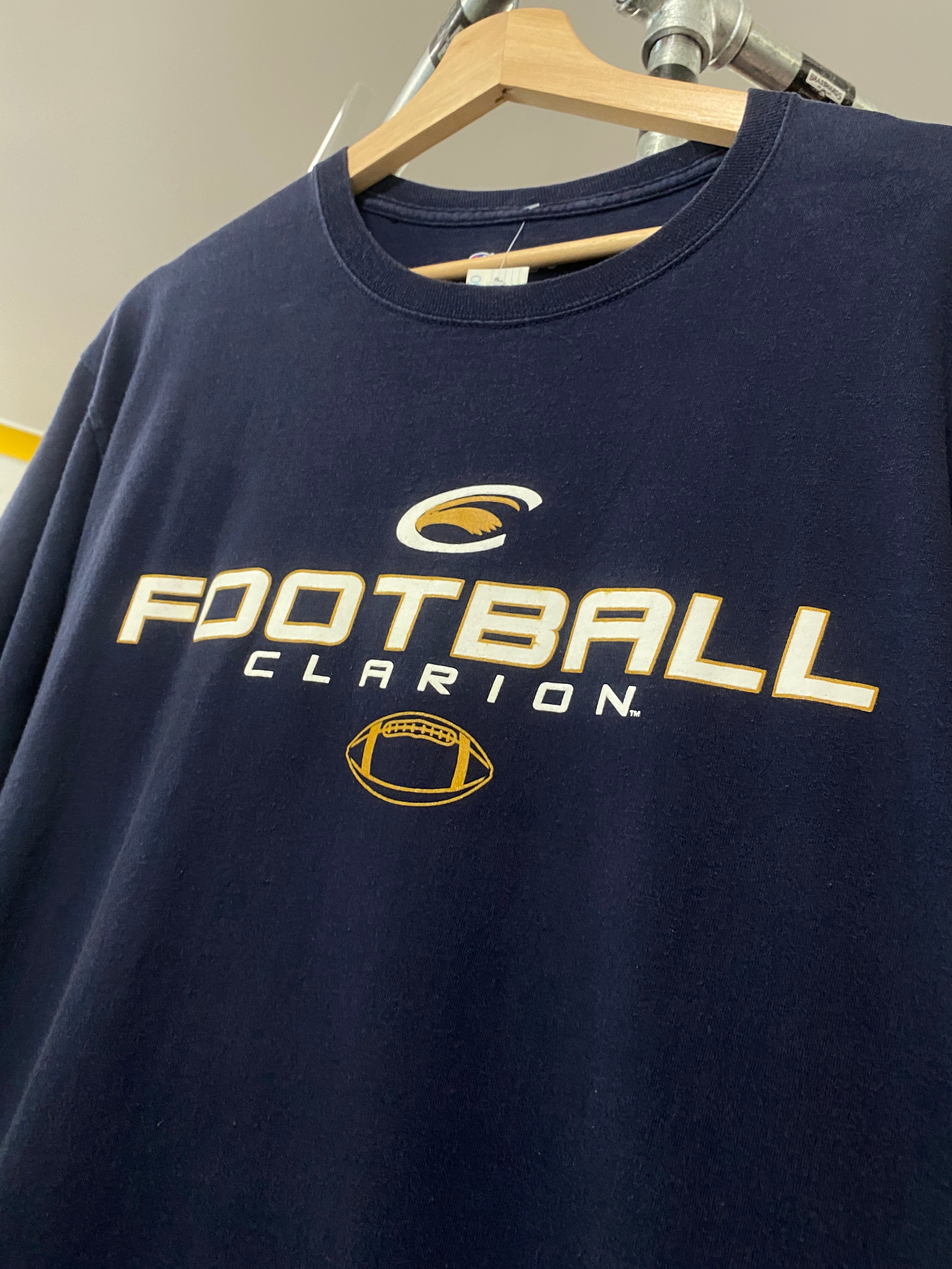 L - Football Clarion Blue Champion Tee