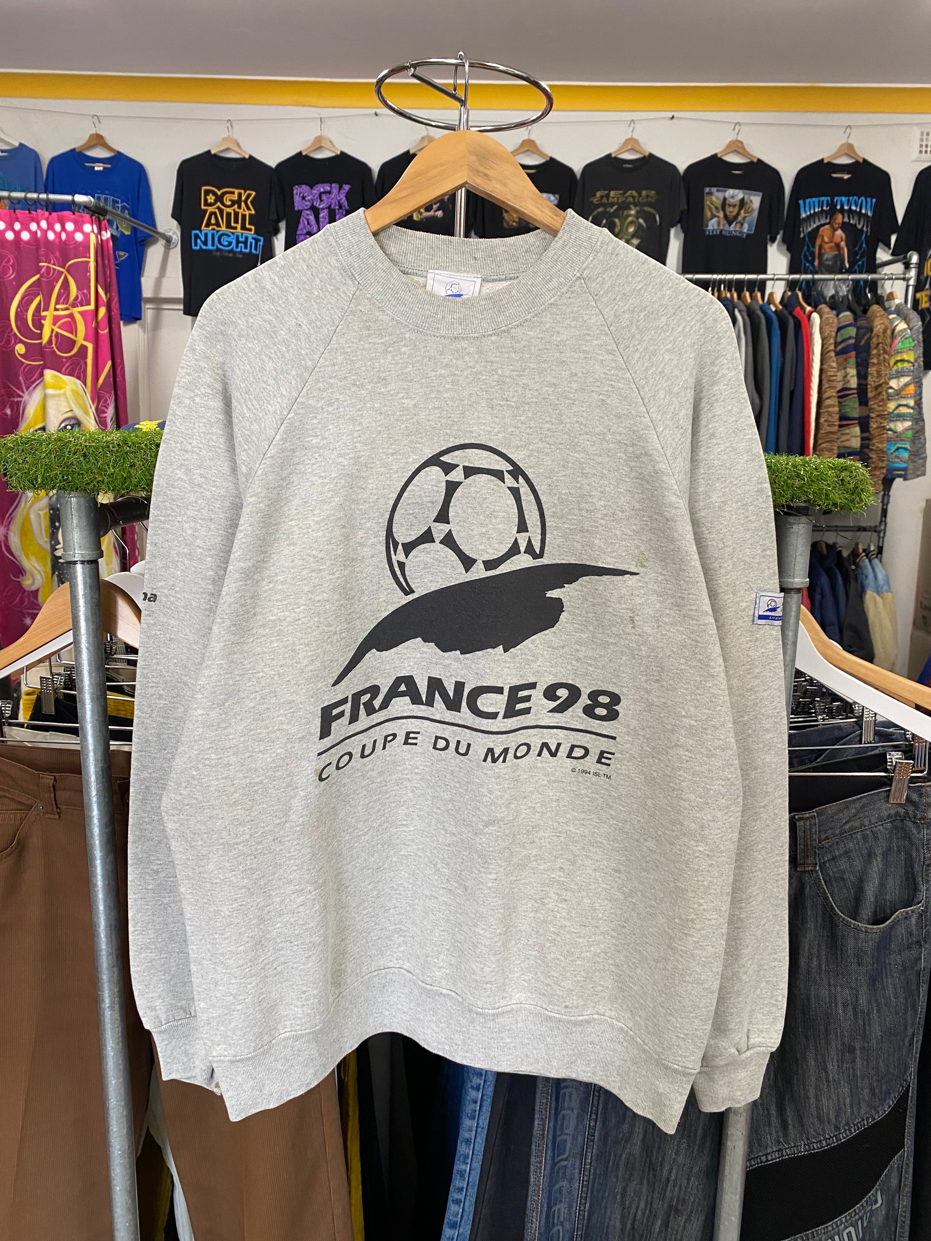 [XL] 1998 France 98 World Cup Grey Jumper
