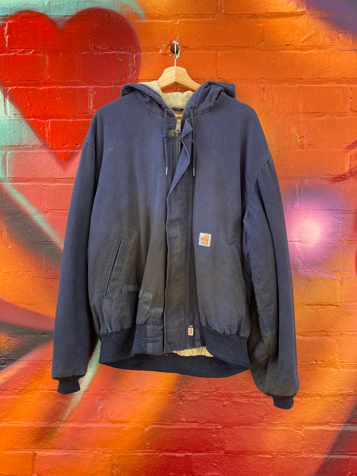 [L] Carhartt FR Cat 3 Blue Jacket 101622 410