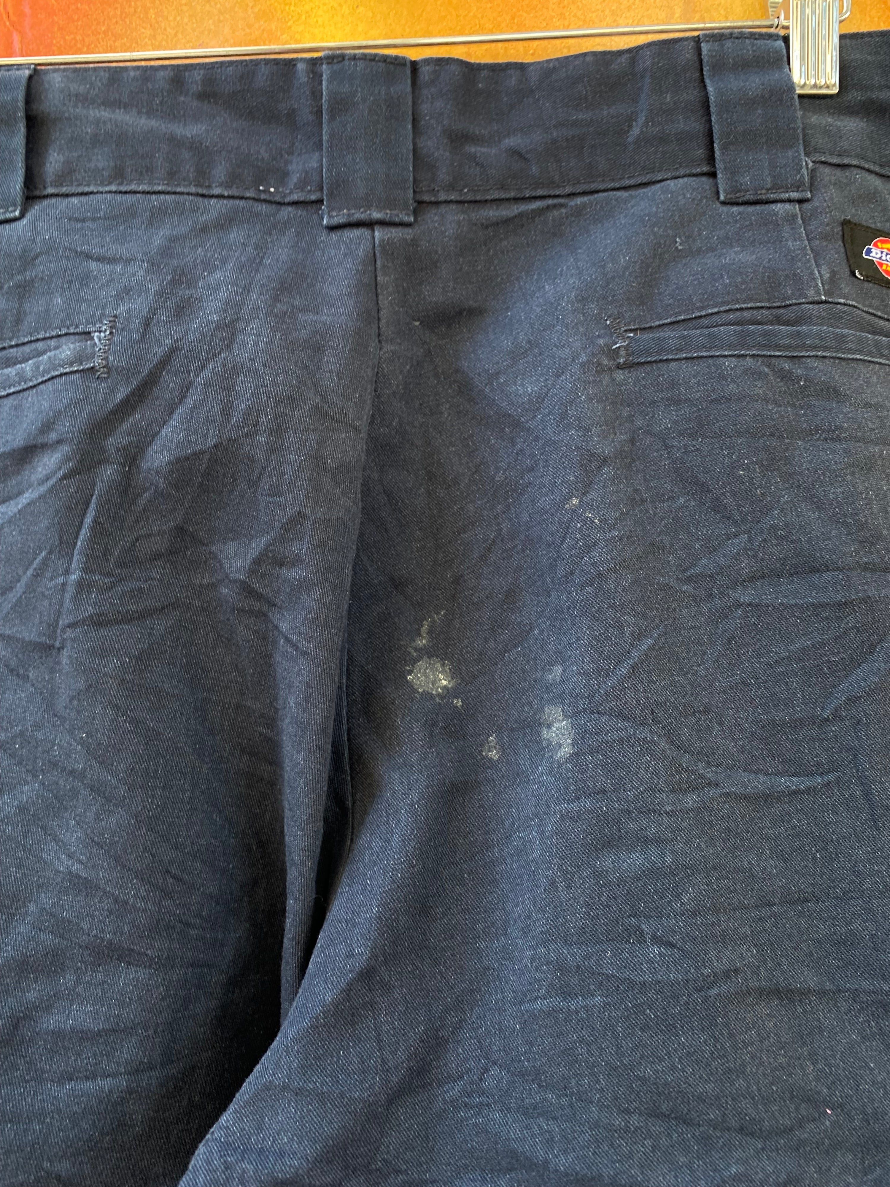 [36] Dickies Navy Regular Straight Work Pants D197
