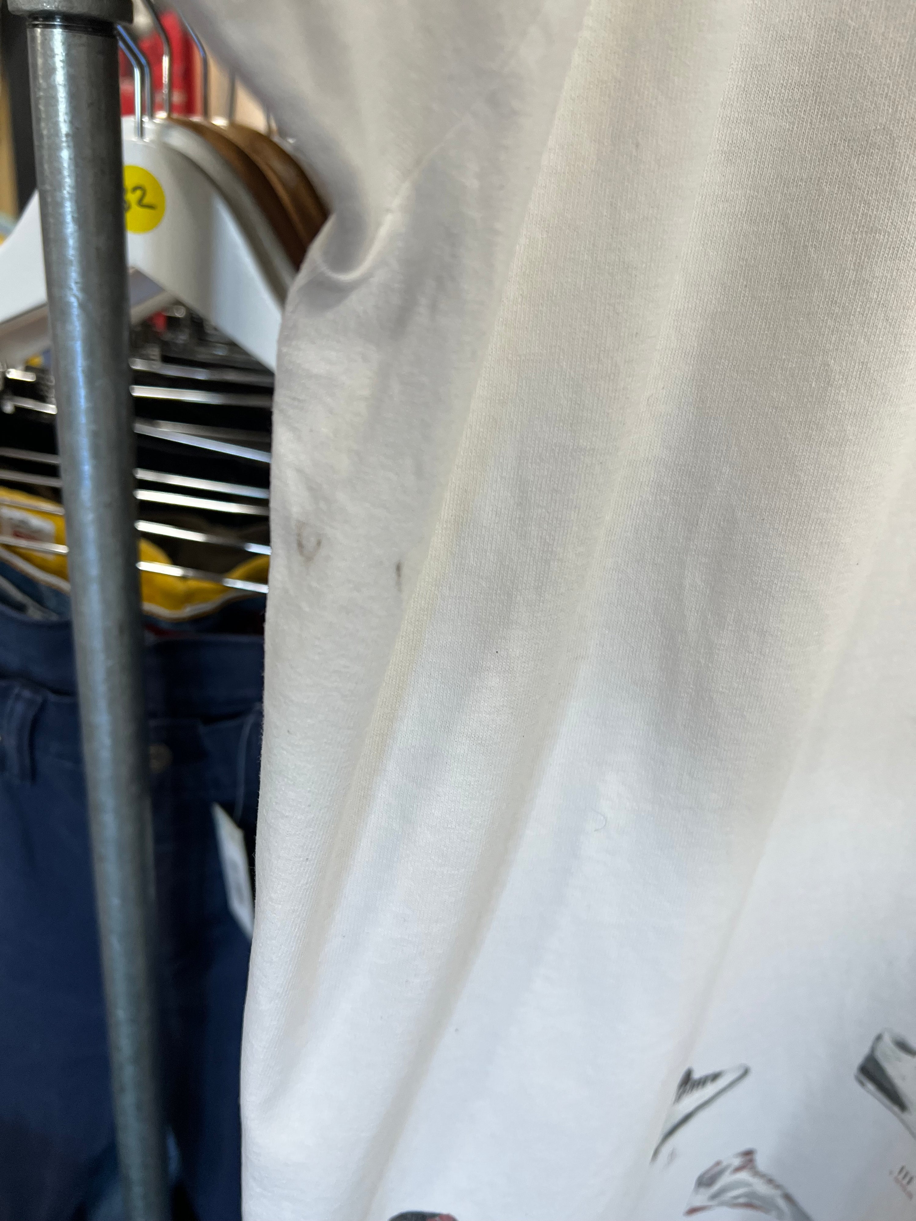 [2XL] 2003 Air Jordan 18 Years Of Love DS White Tee