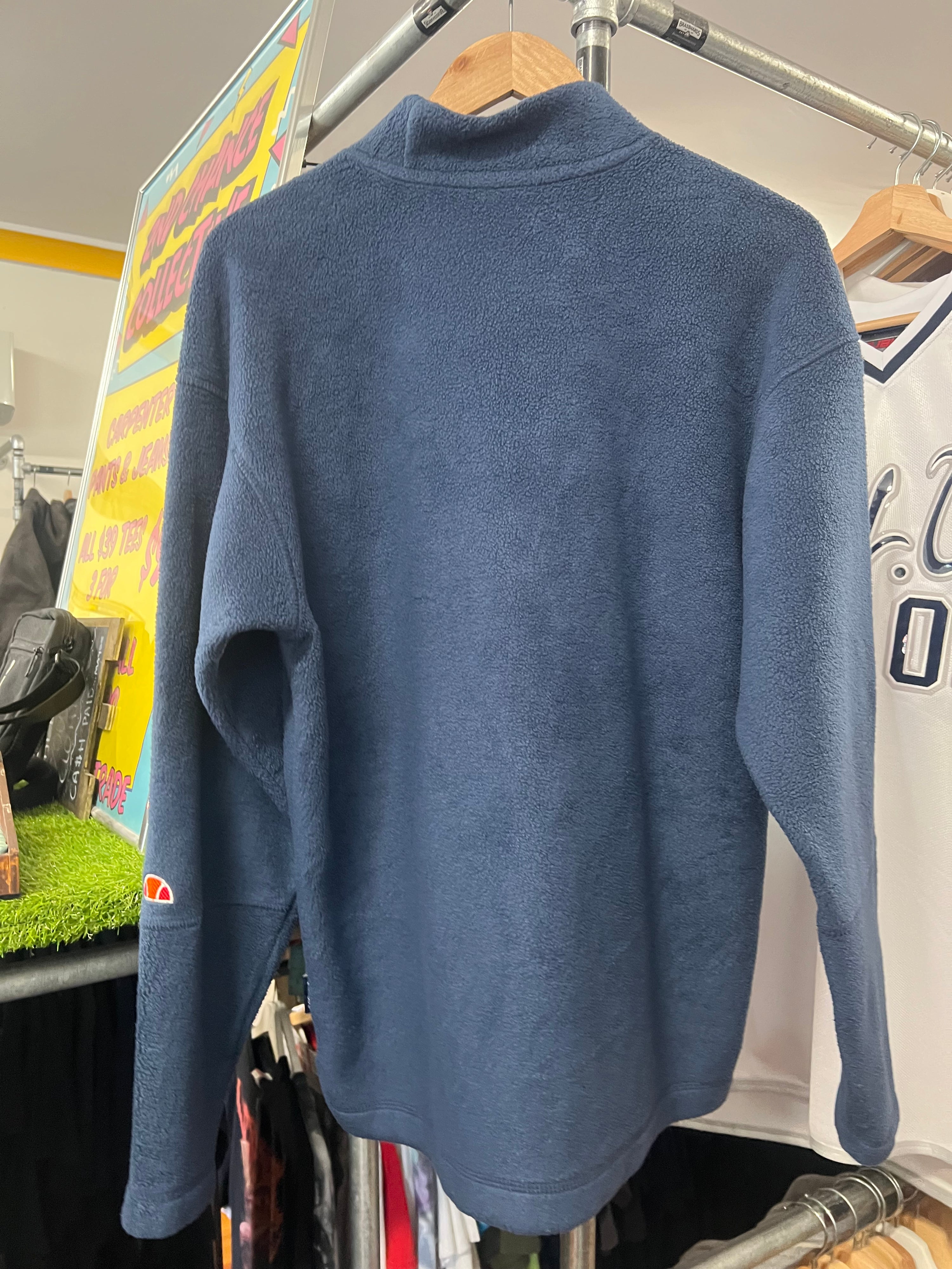 [S] Ellesse Mock Neck Blue Fleece