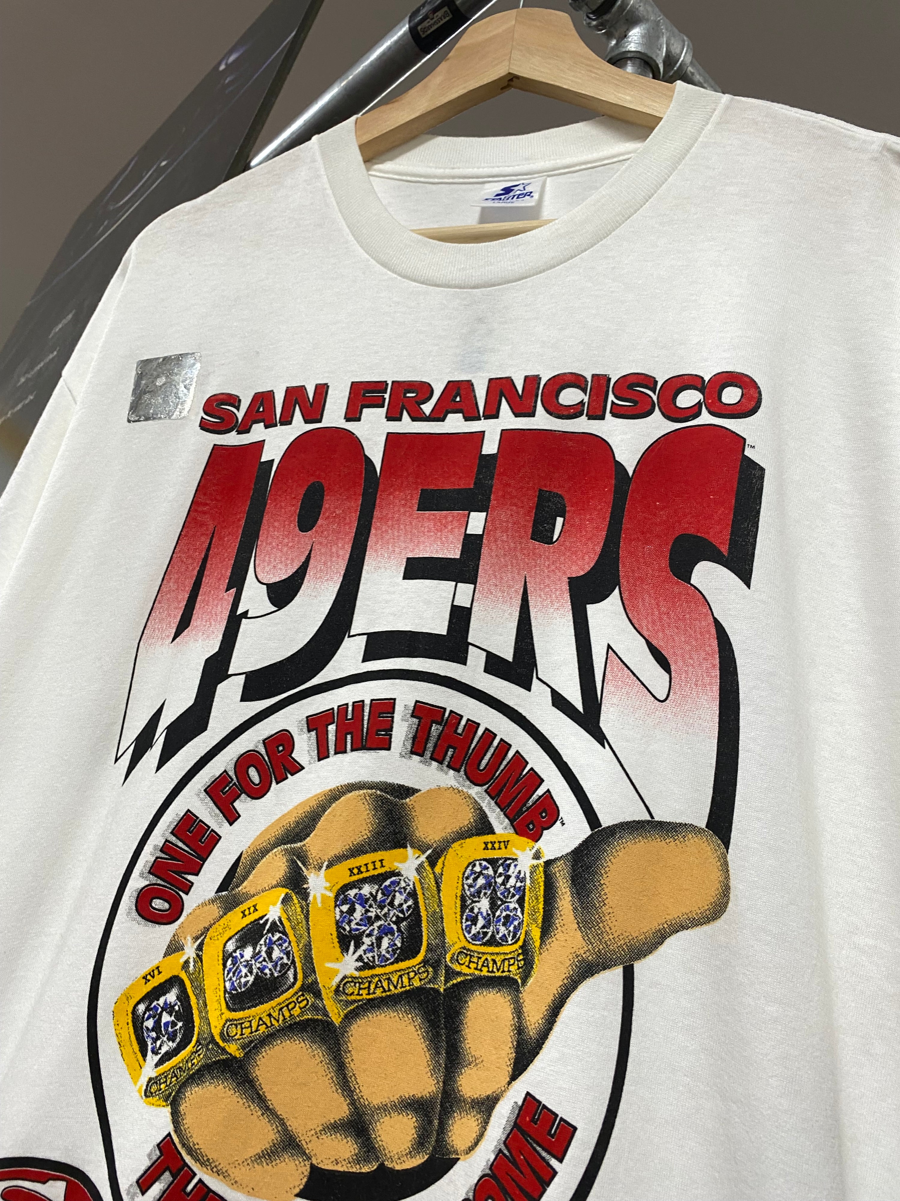L - 1995 San Francisco 49ers 'One For The Thumb' Superbowl Champs