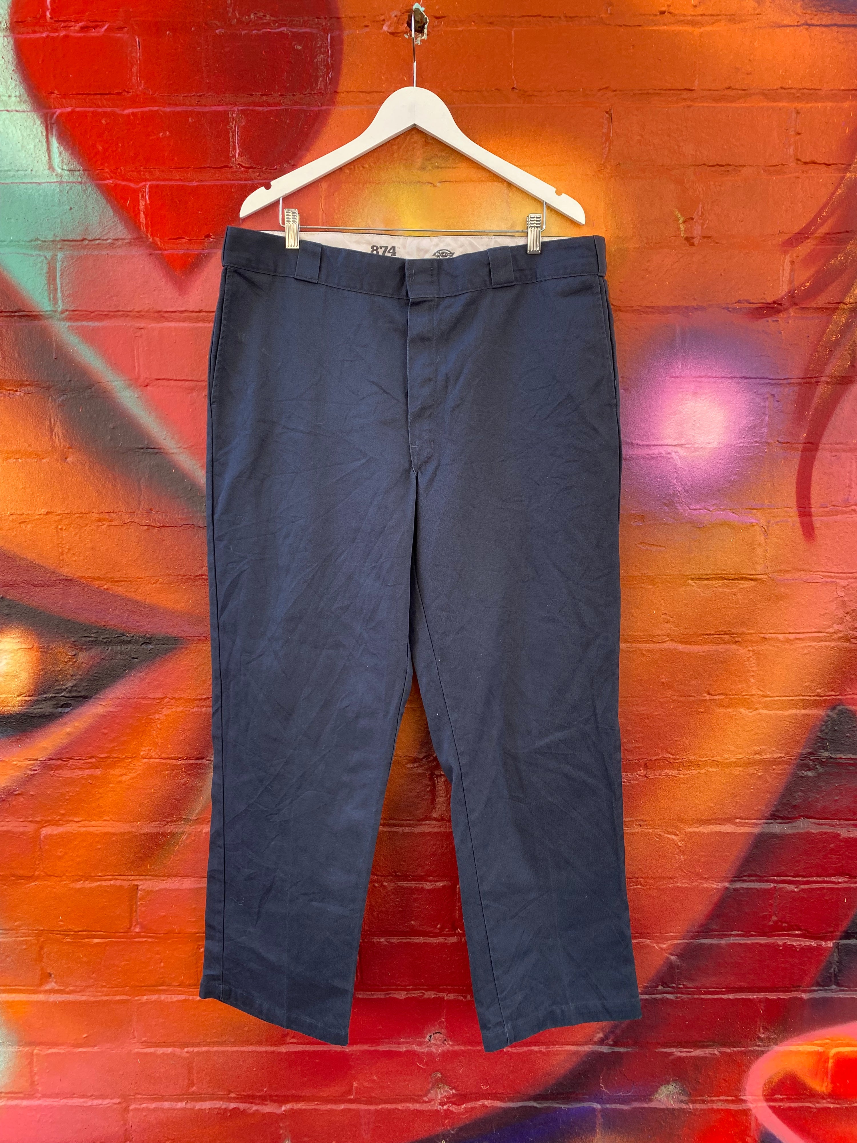 [42] Dickies Navy 874 Work Pants D141