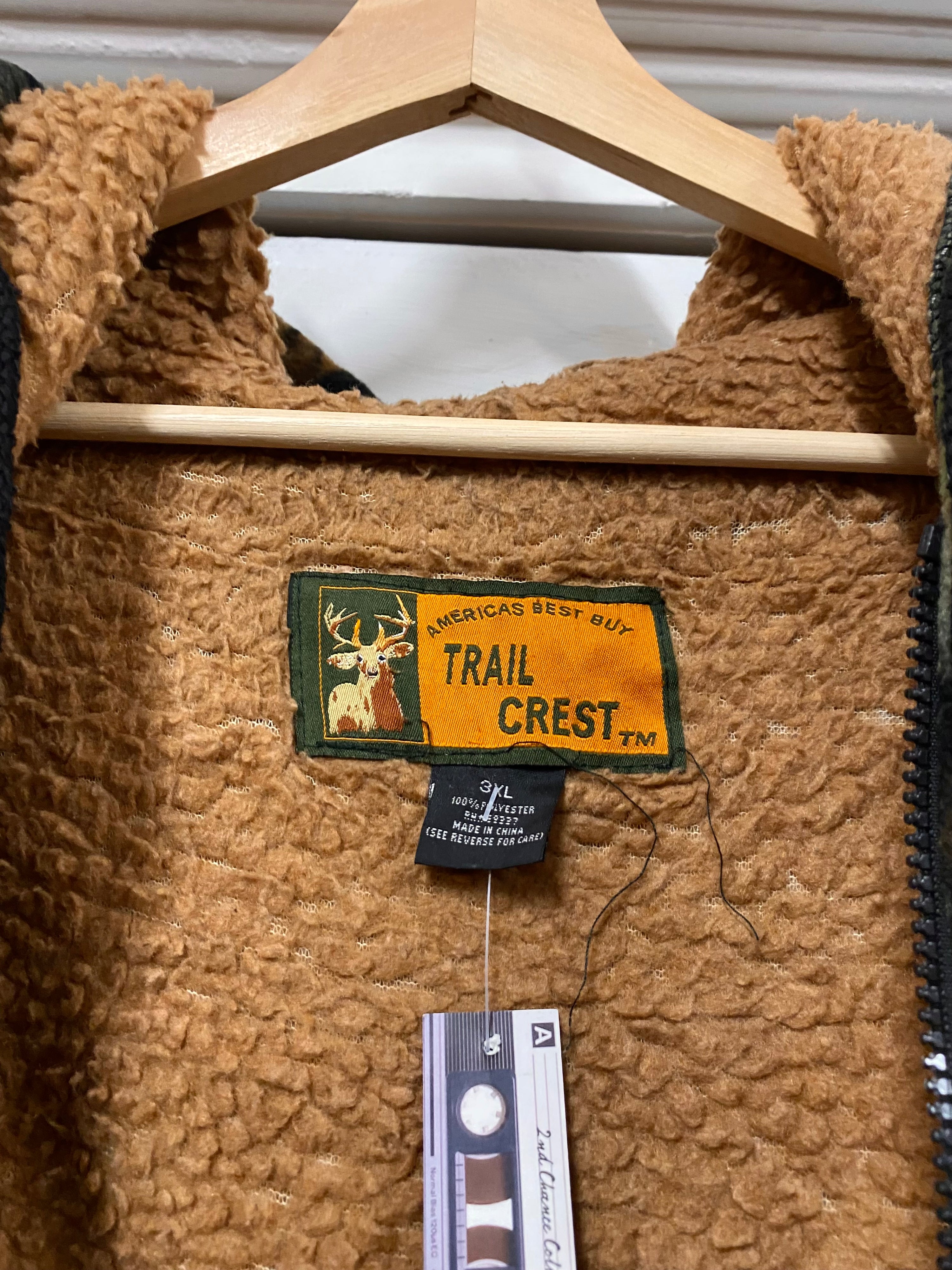 [3XL] Trail Sherpa Lined Camo Fleece