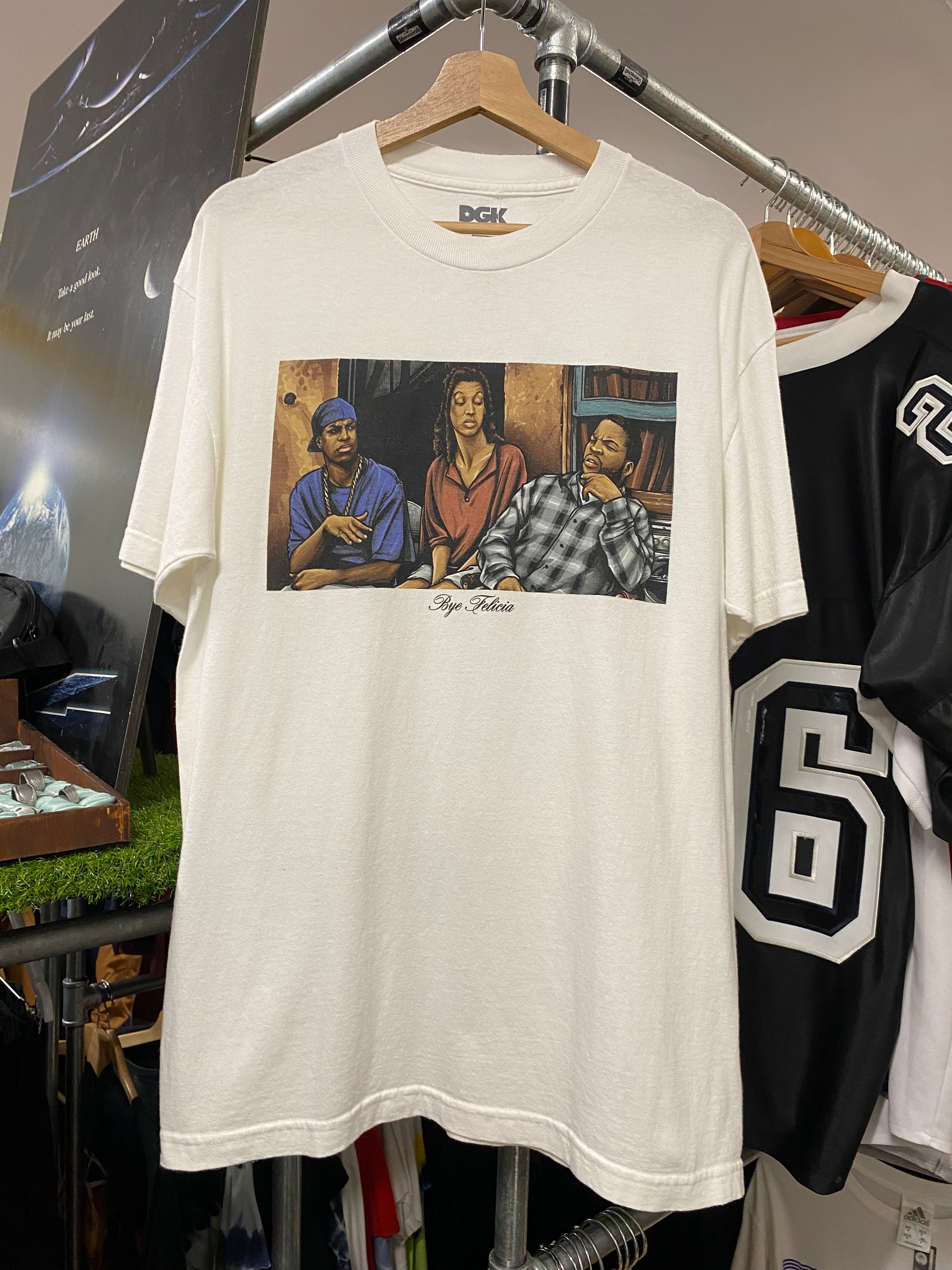 L - DGK Bye Felicia Friday White Box Tee