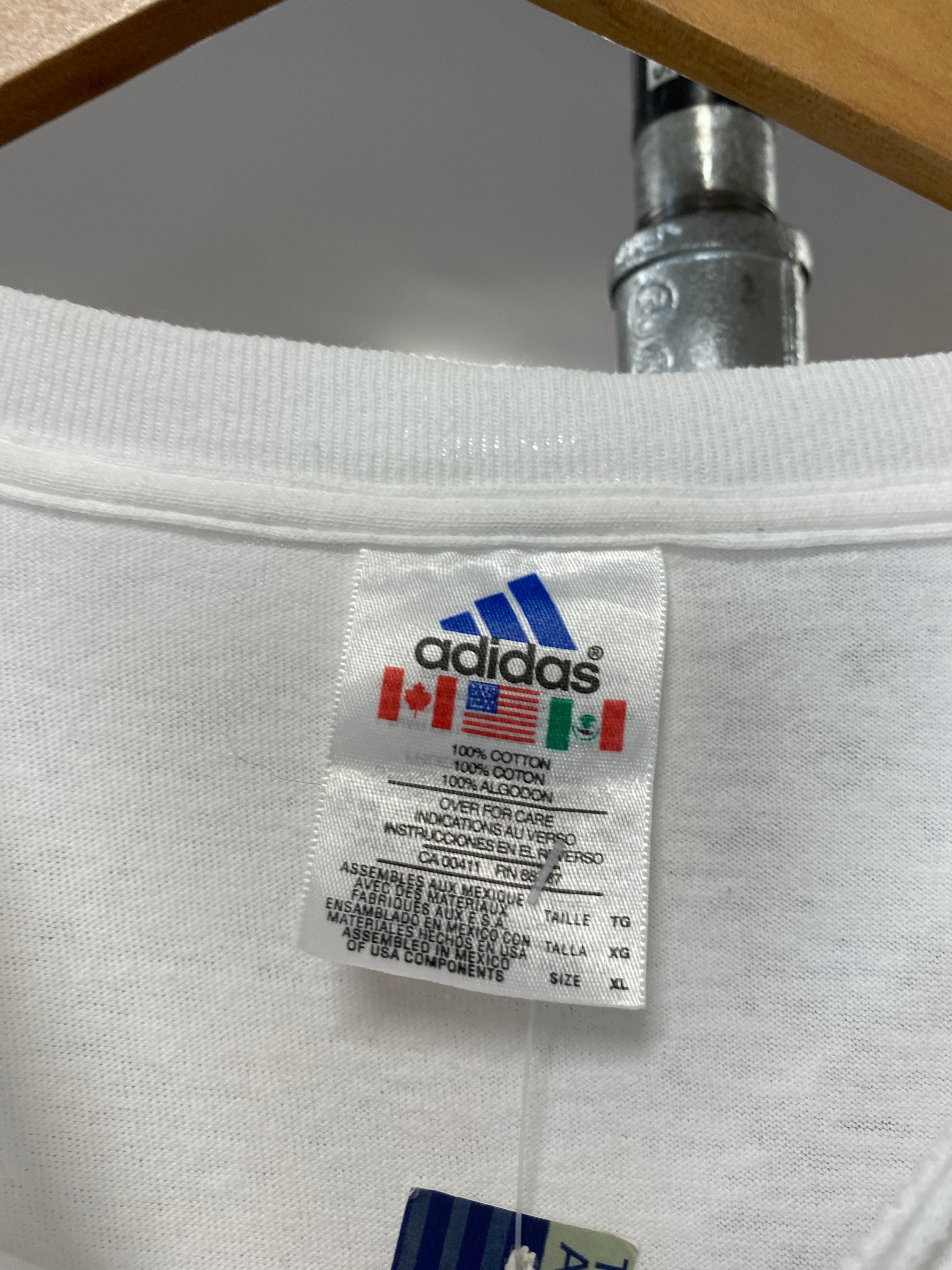 XL - Adidas Red Flag DS White Tee