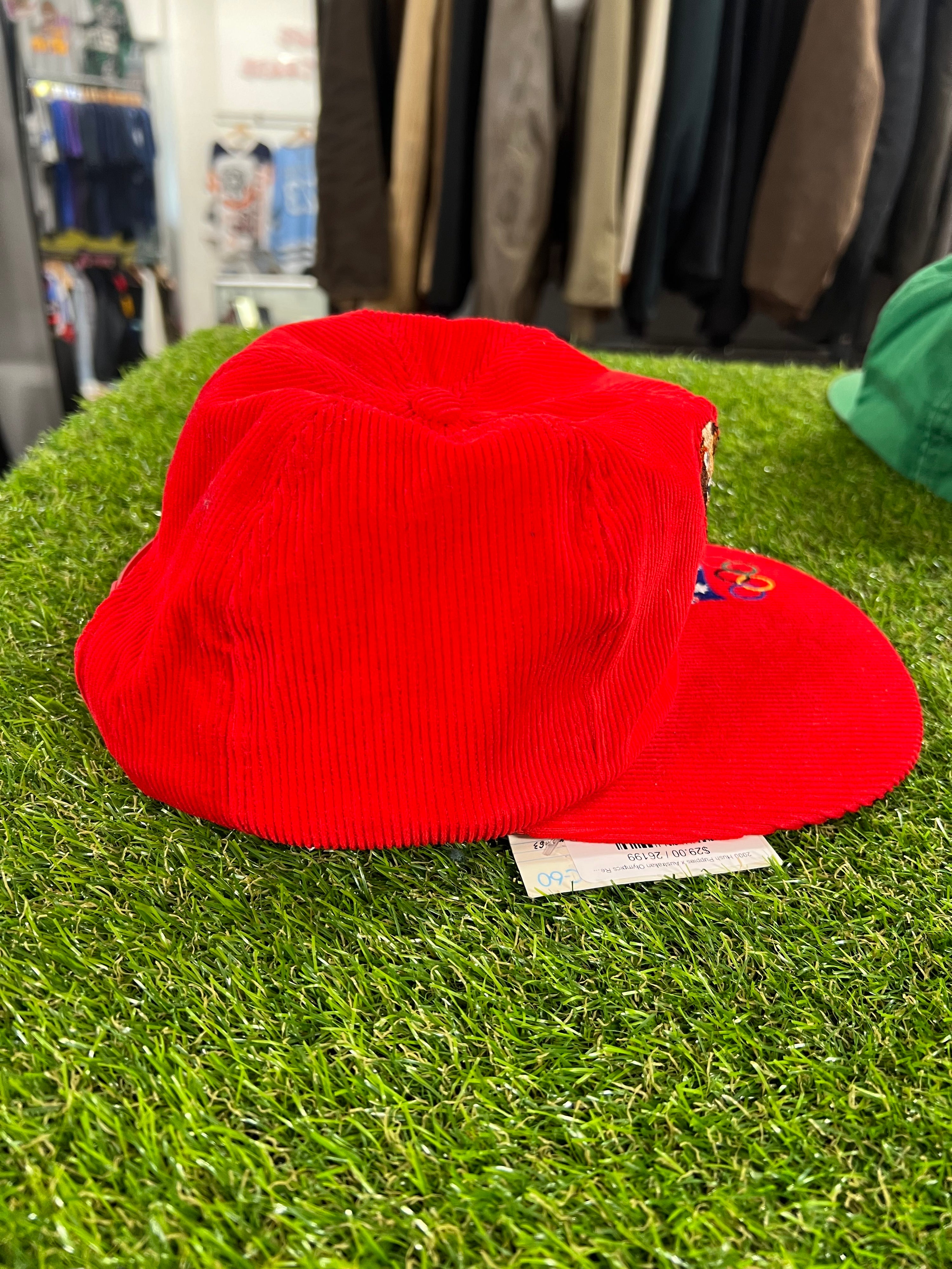2000 Hush Puppies x Australian Olympics Red Cord Hat
