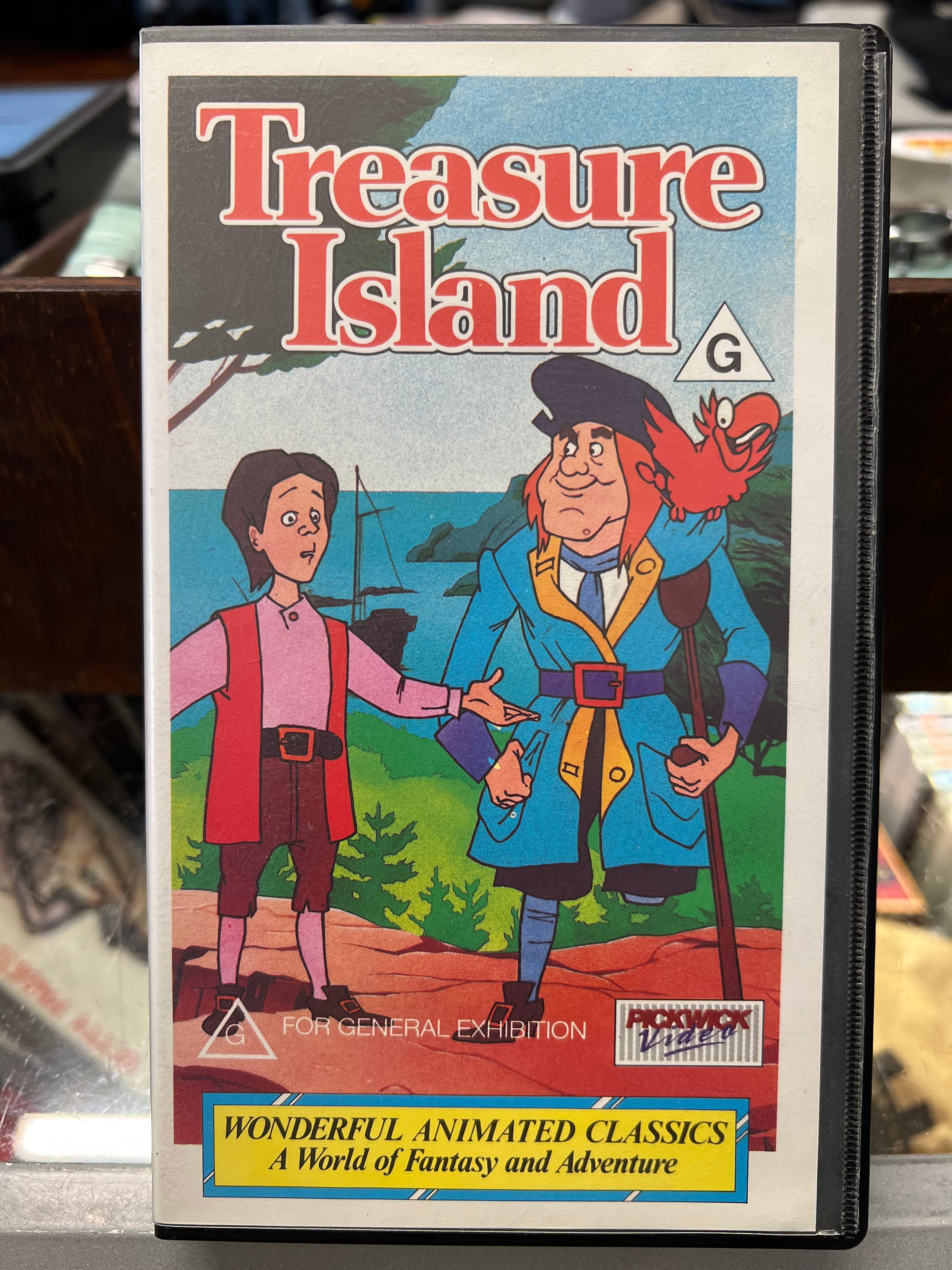 [VHS]1988 Treasure Island Pickwick Animated Classic