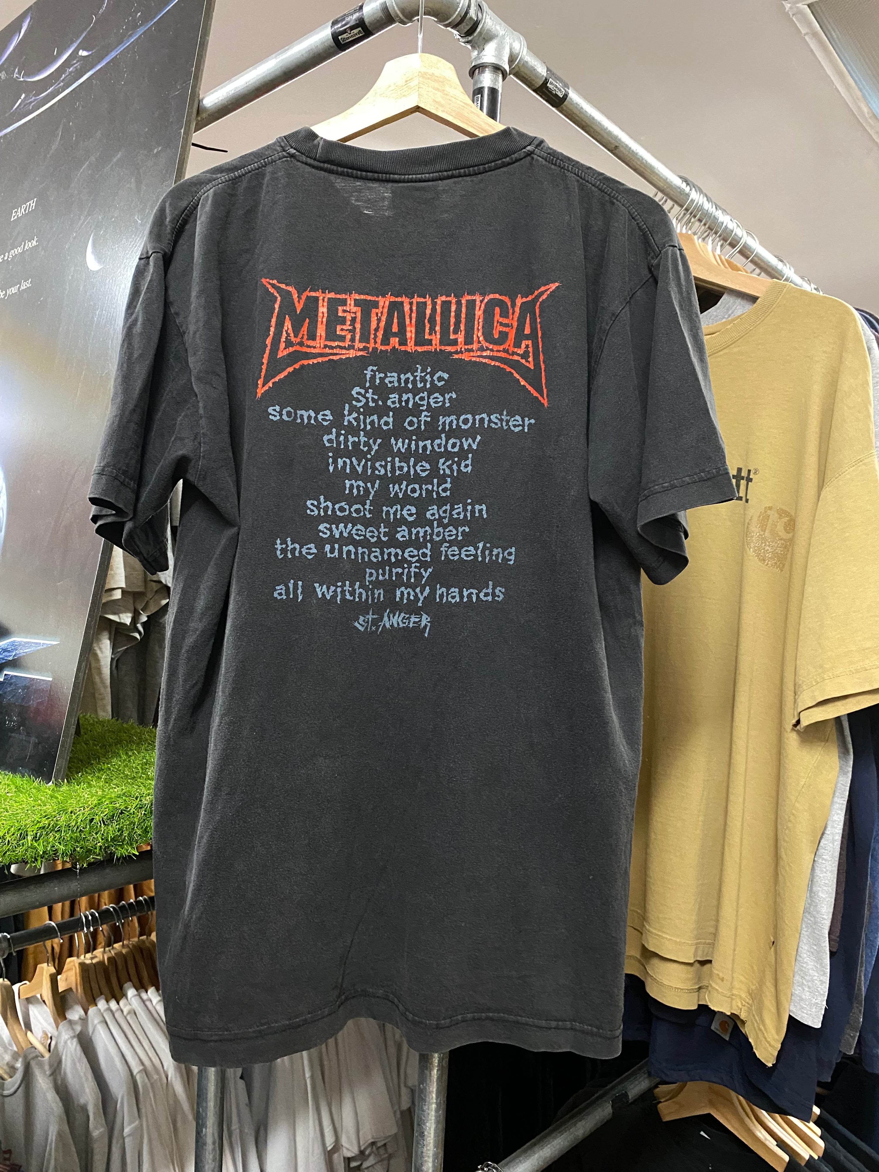 [L] 2000s Metallica St Anger Double Sided P.K Tshirt