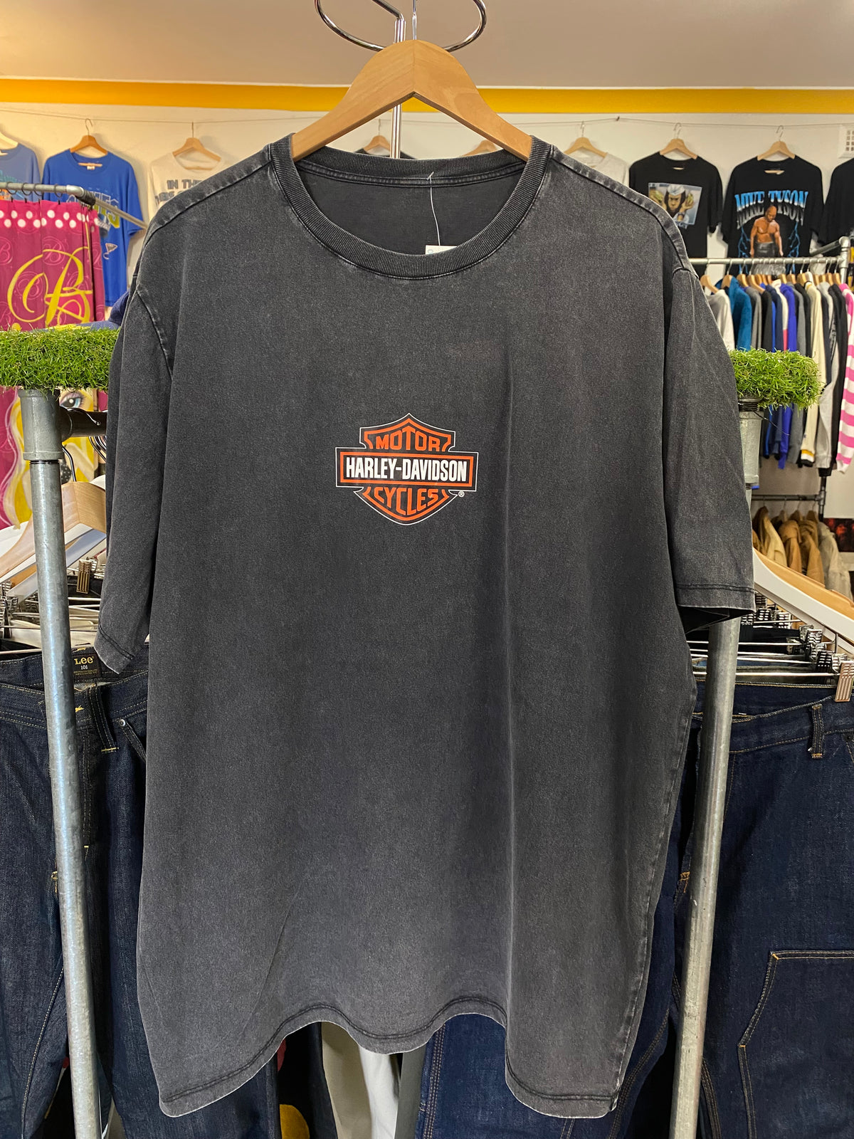 [XL] Harley Davidson Centre Logo Black Tee