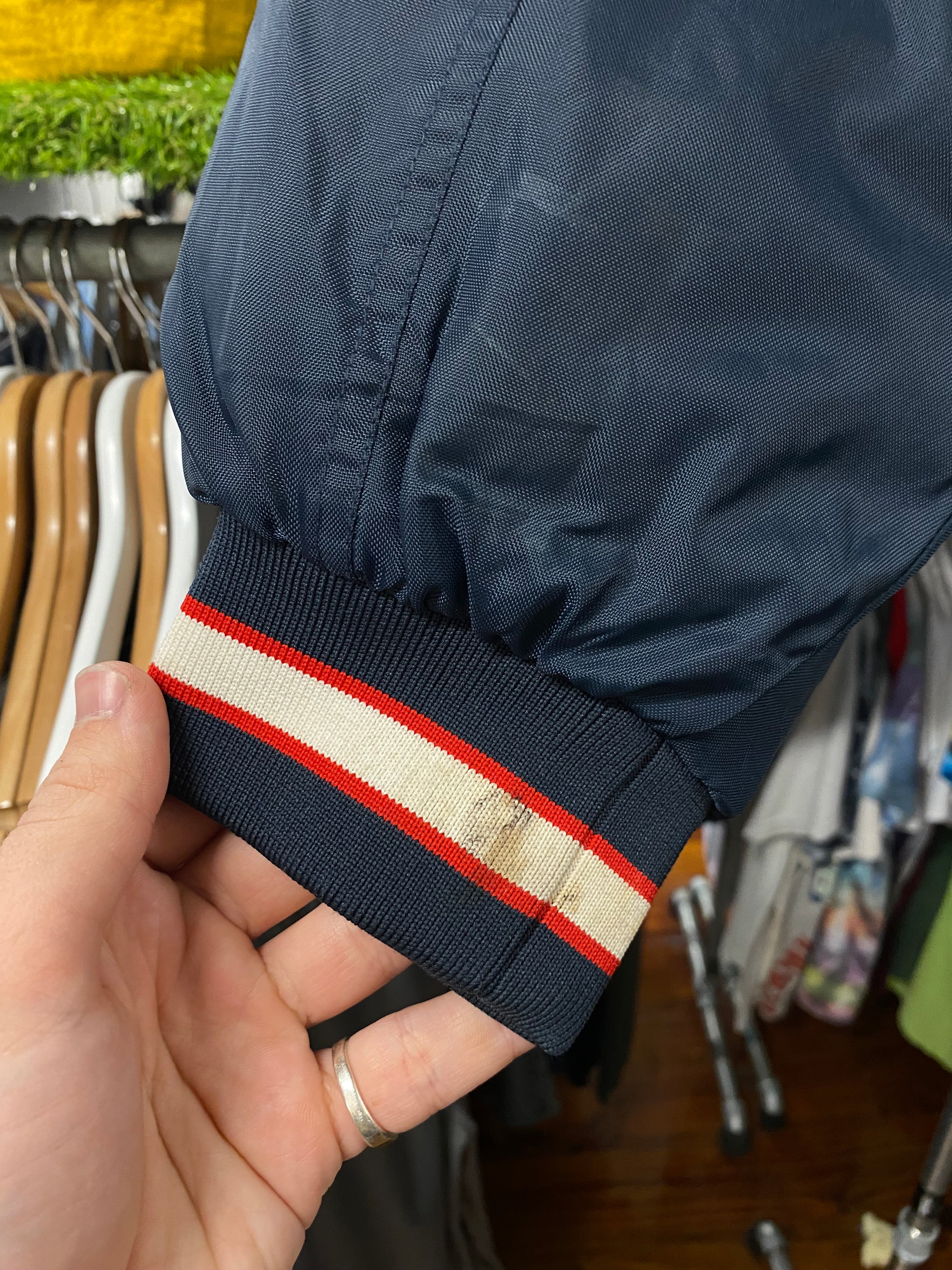 [XL] Buffalo Bills Embroidered Blue Jacket