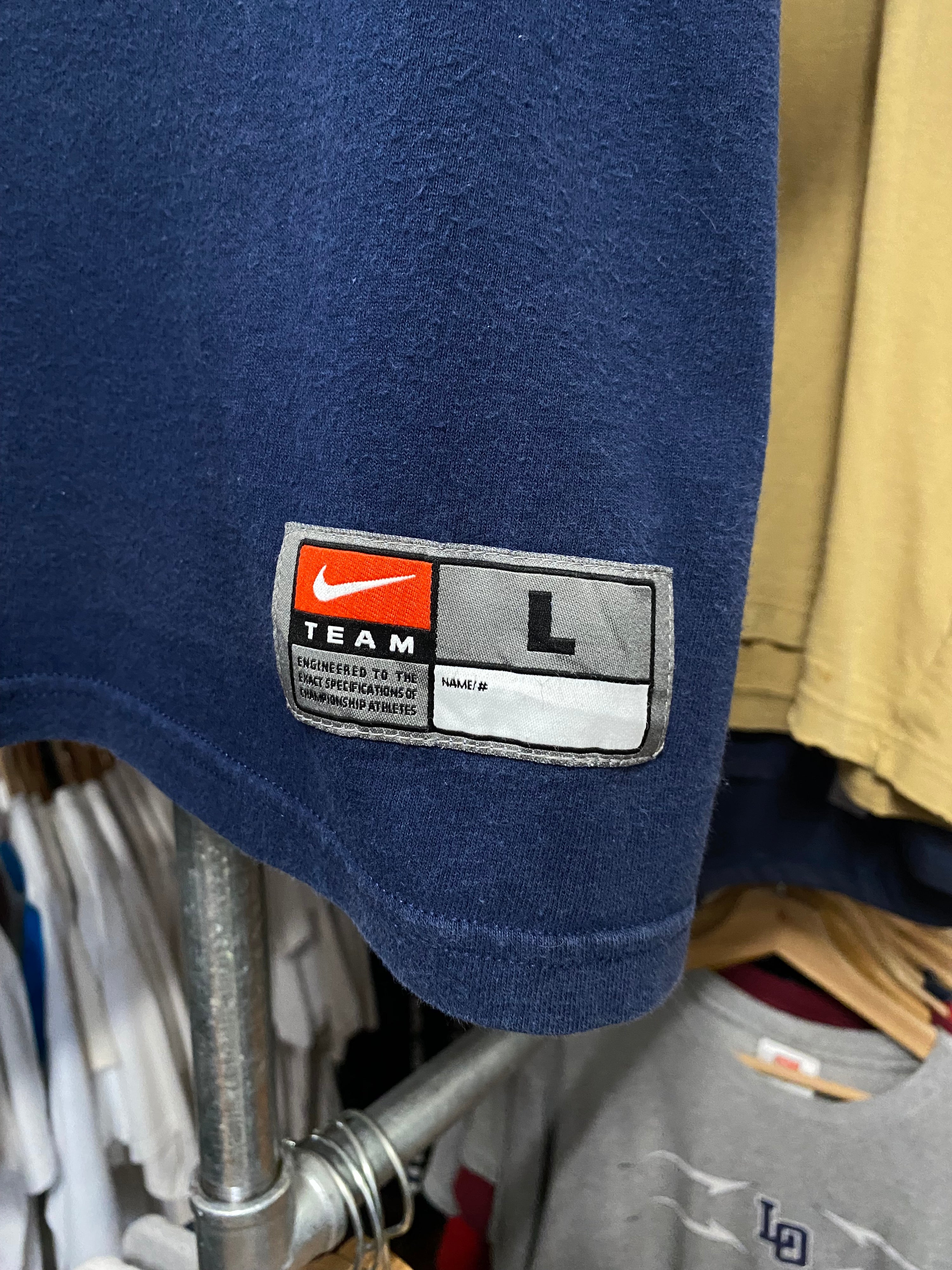 L - Nike Team x West Virginia Football DB DS Tee