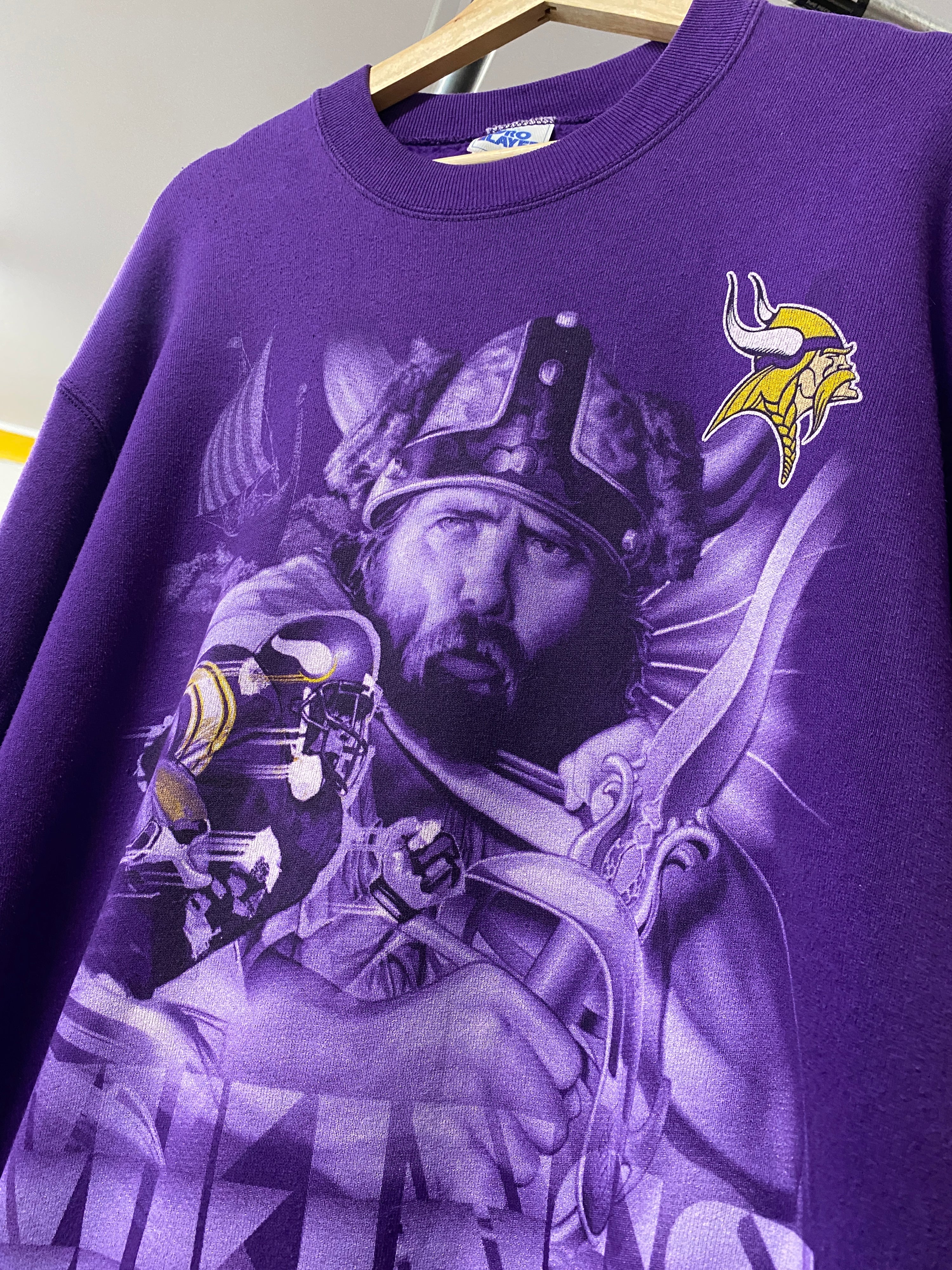 L - Minnesota Vikings Pro Player Purple Jumper