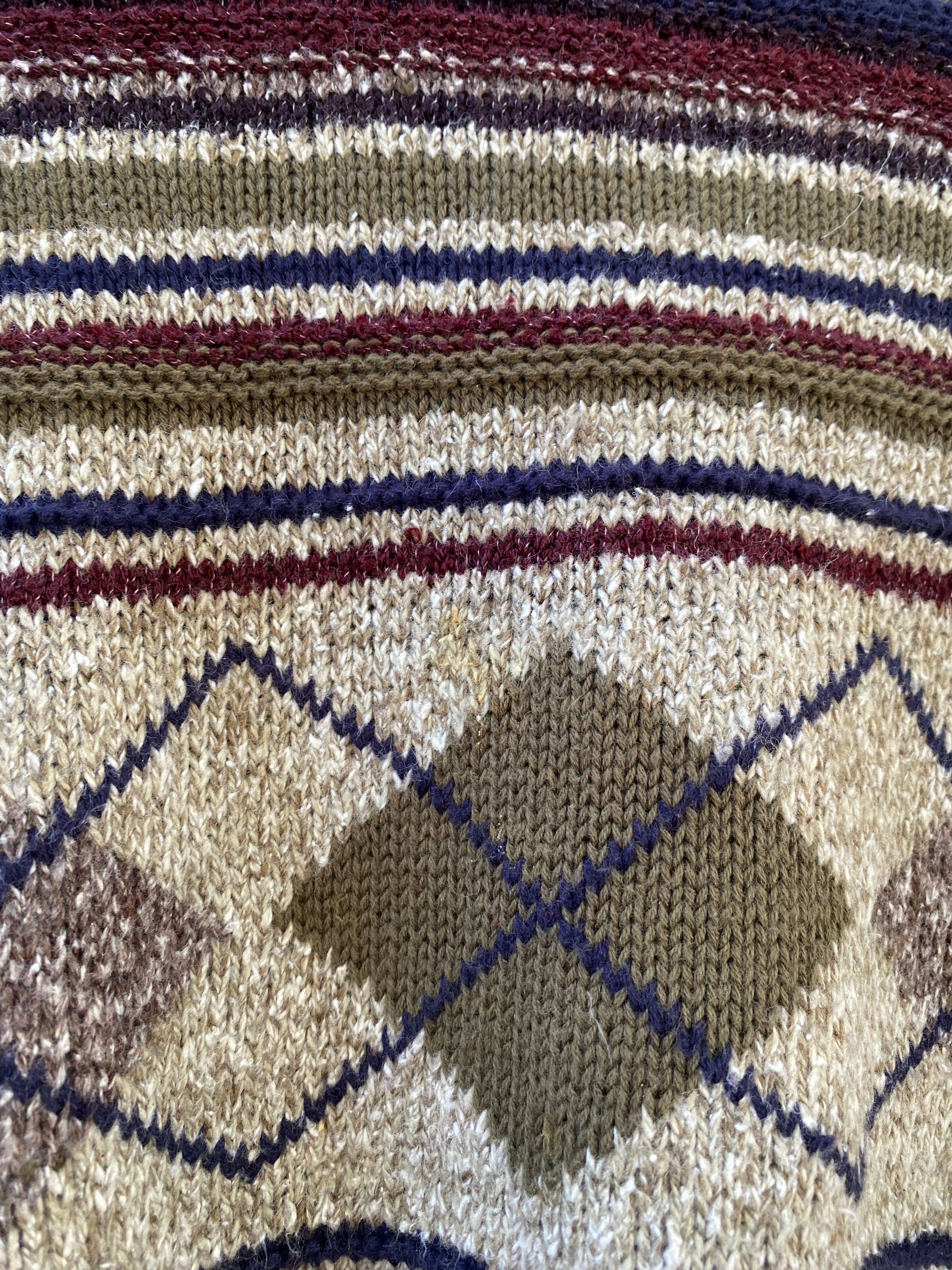 [L] Claiborne Autumnal Coloured Knit Sweater