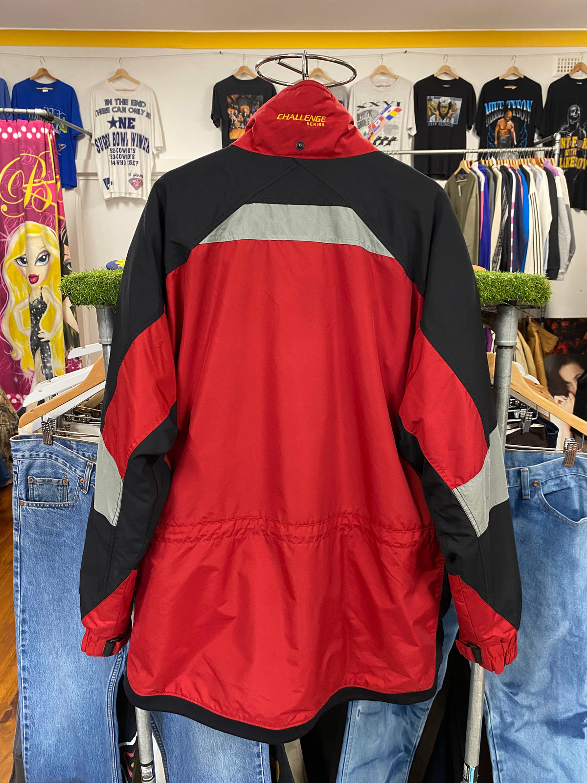 [XL] Columbia Double-Lined Red Jacket (Broken Zip)
