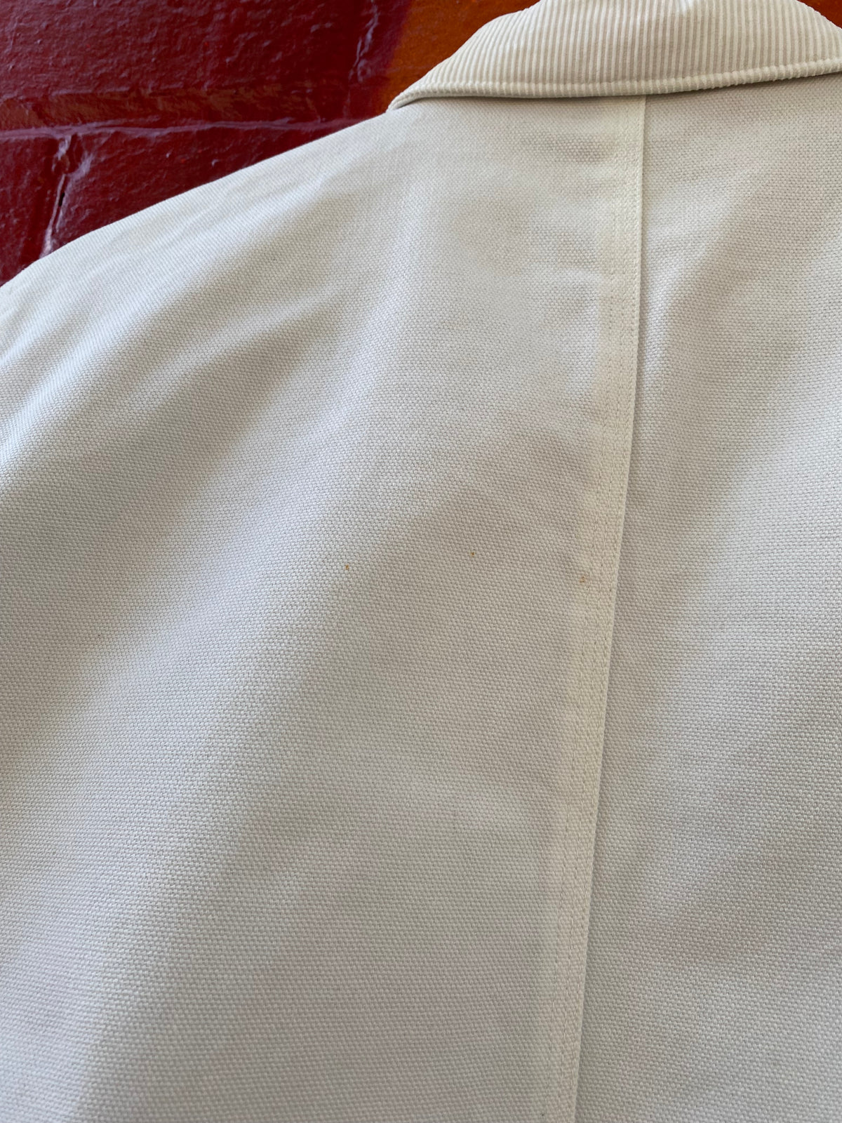 [M] Carhartt WIP White Michigan Coat Aztec Lining
