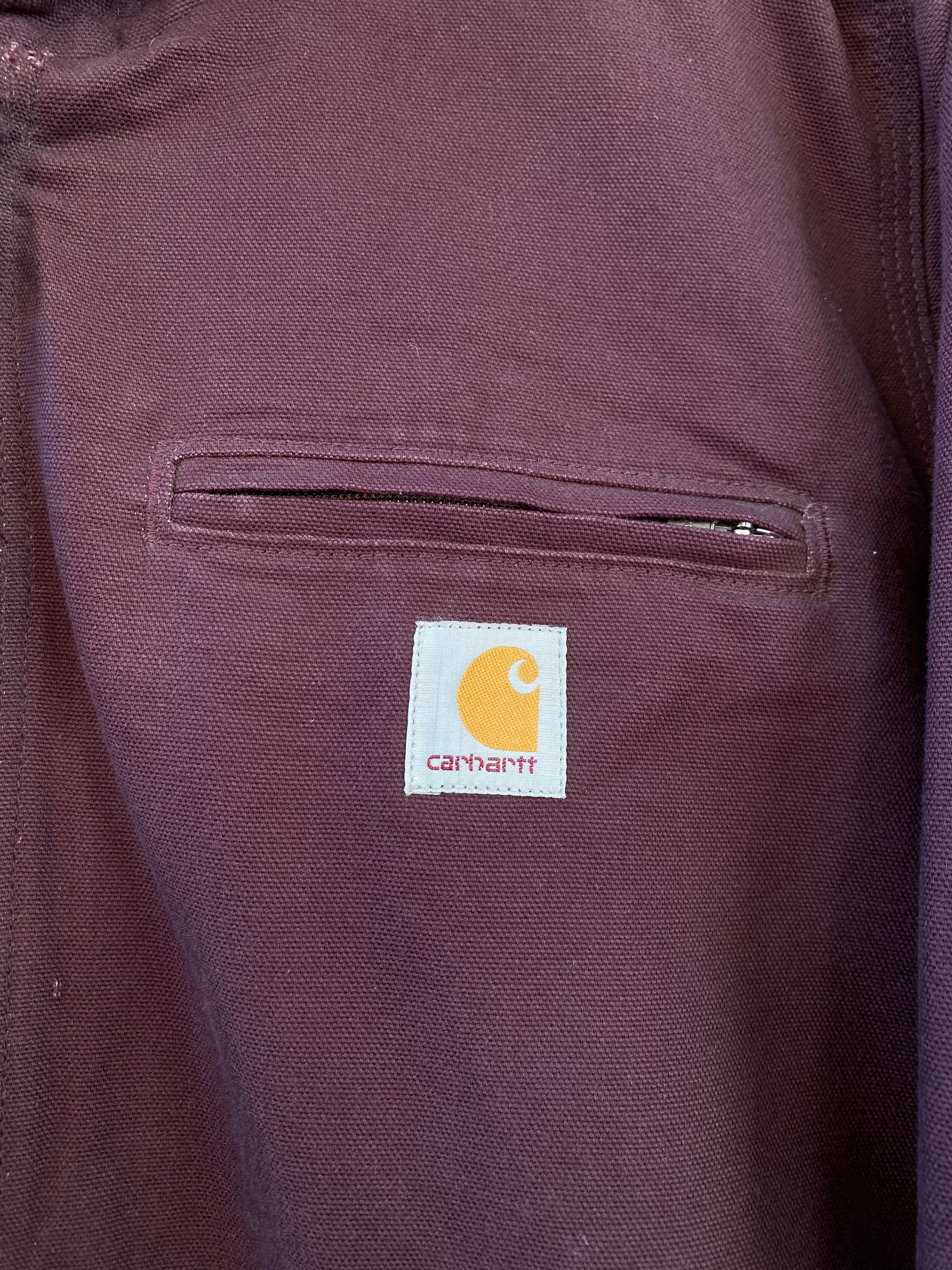 [XL] Carhartt Burgundy Loose Fit Active Jacket