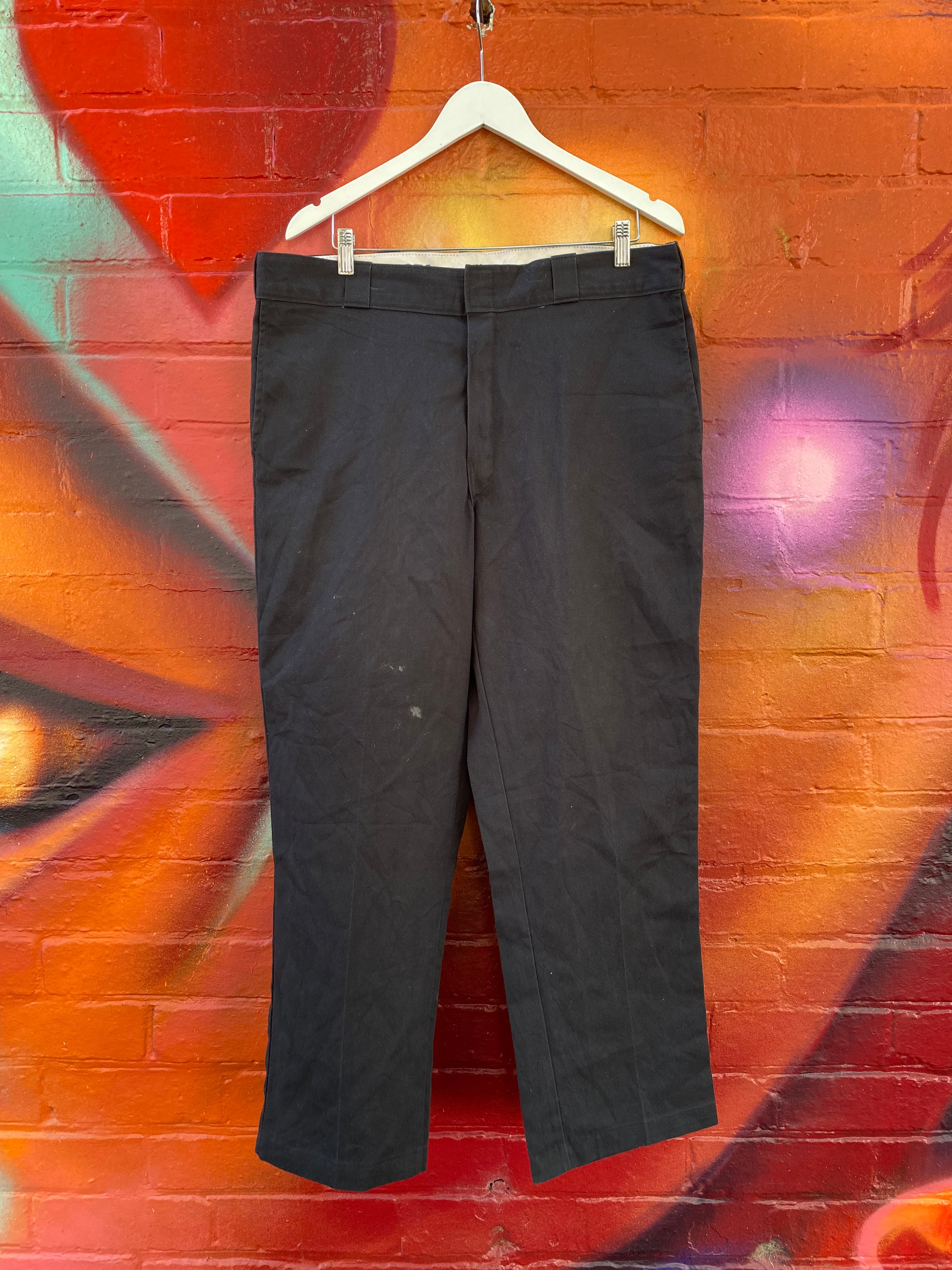 [38] Dickies Flex Black 874 Work Pants D112