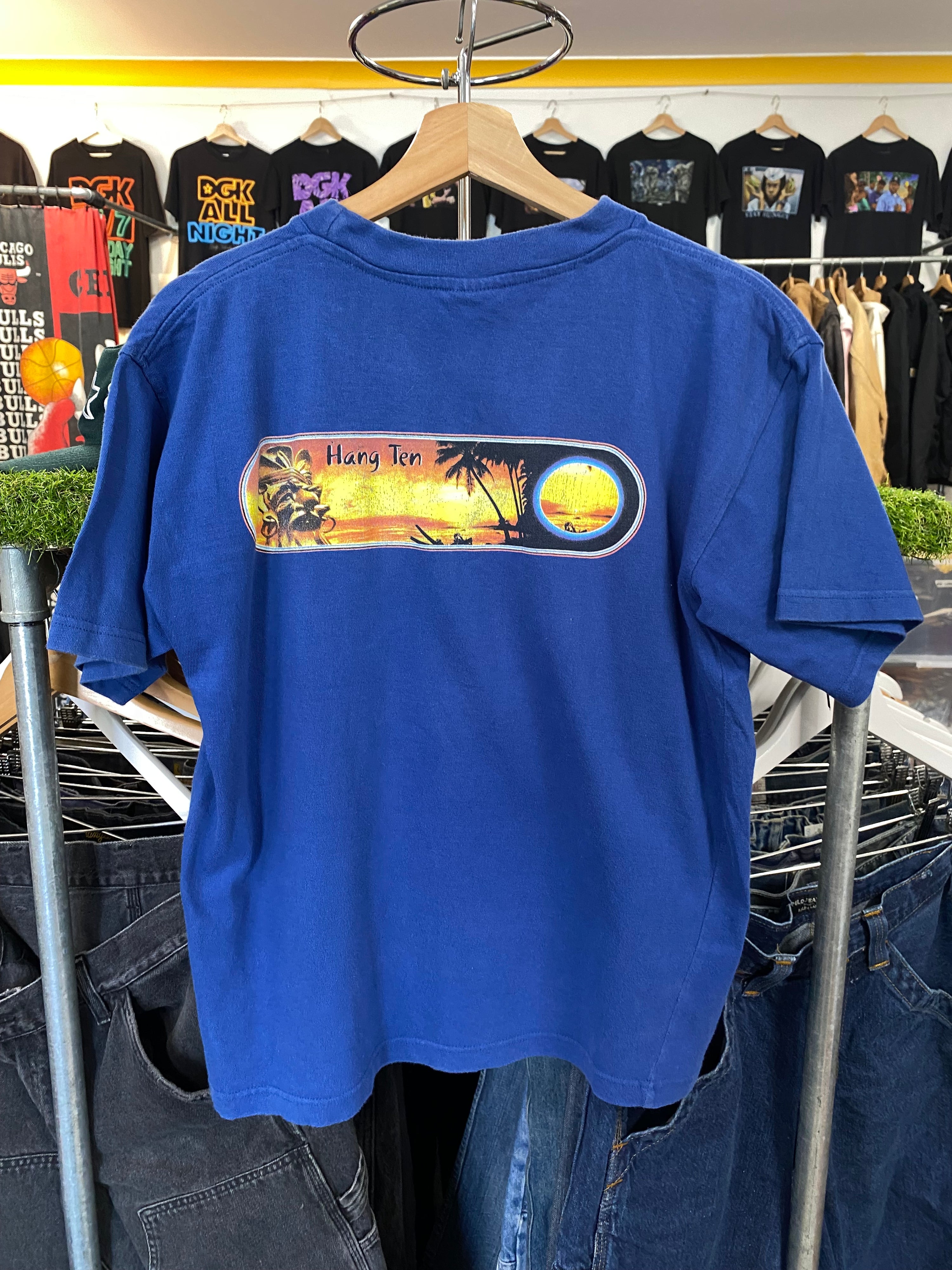 M - 1990s Hang Ten Blue DS Tee