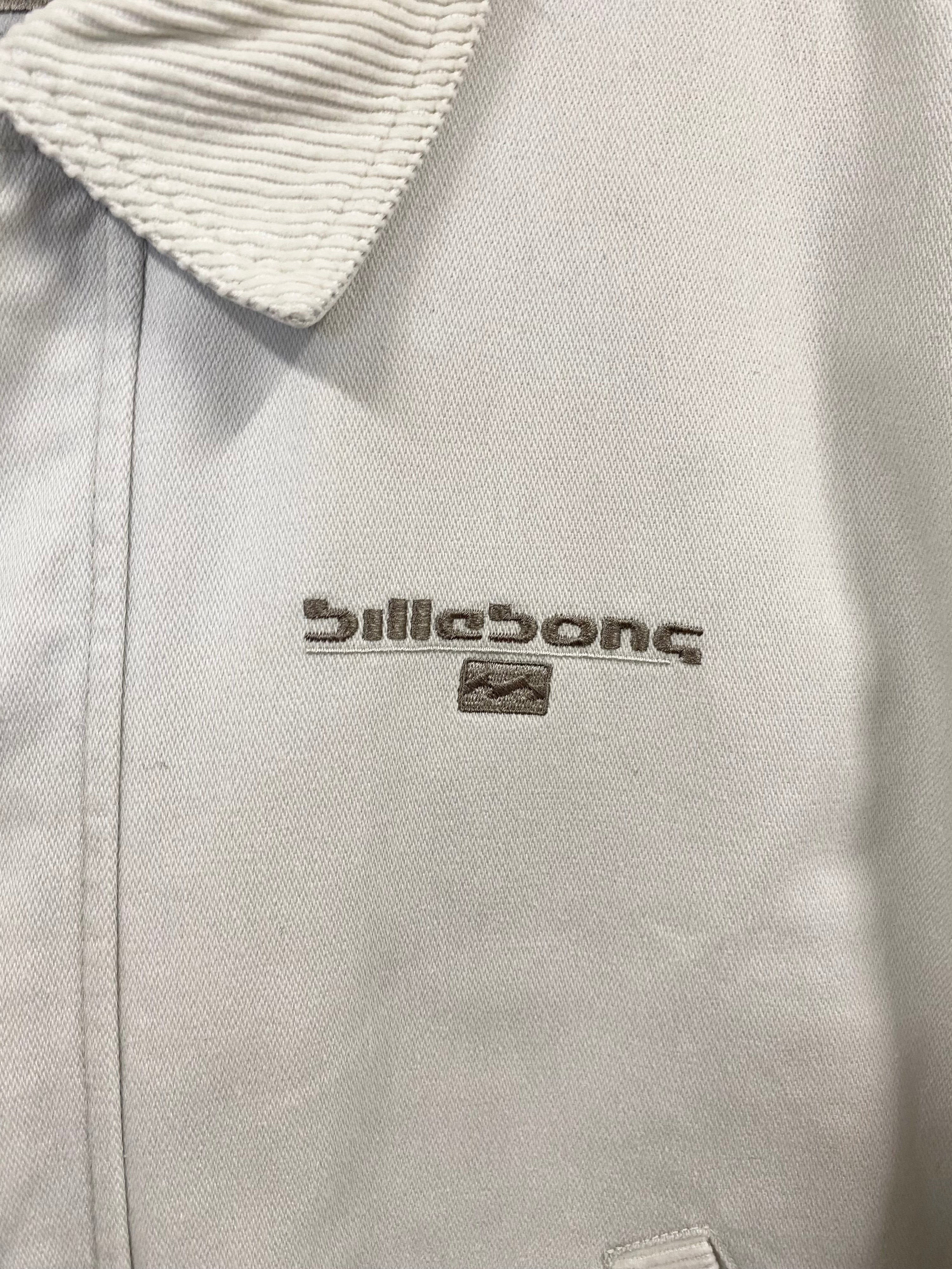[L] Billabong Heavy Fleece Lined White Coat