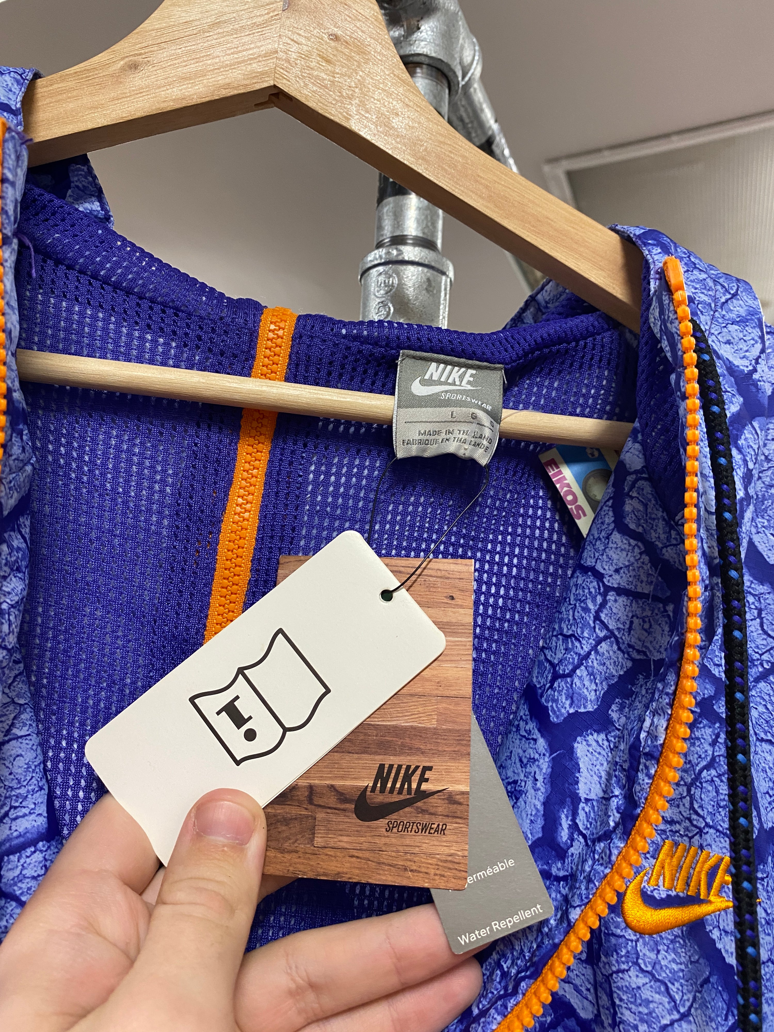 L - Nike Sample Jacket: Purple Riverbed 360 Zip