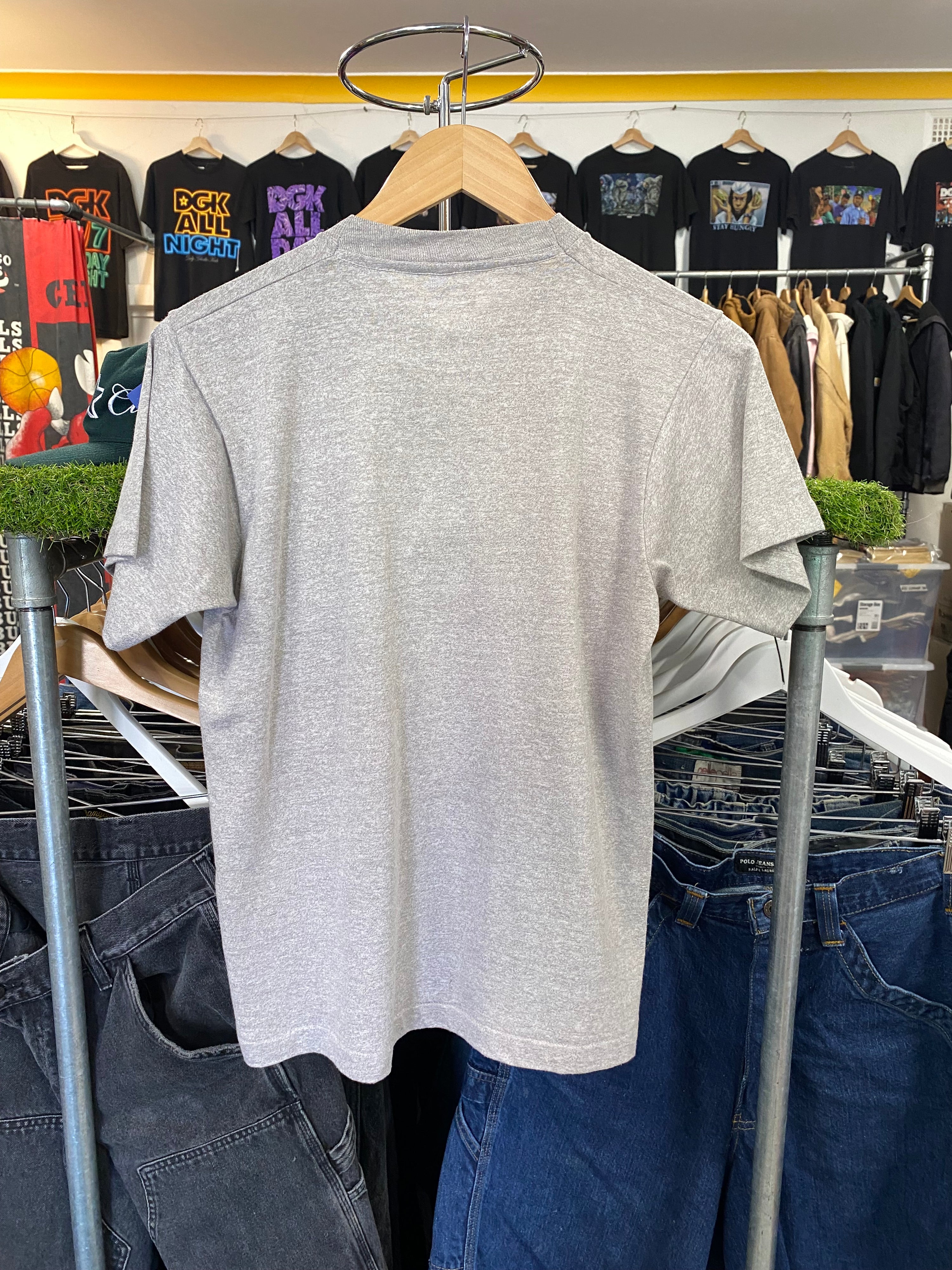 [M] 1980s 76ers Dr.J's Last House Call Caricature Tshirt