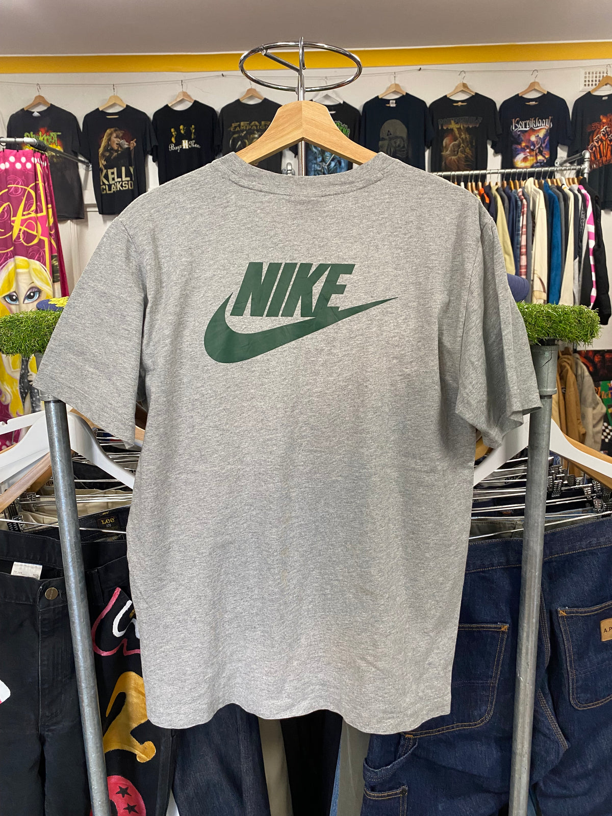M - Nike x Stranger Things Hawkins High School DS Grey Tee
