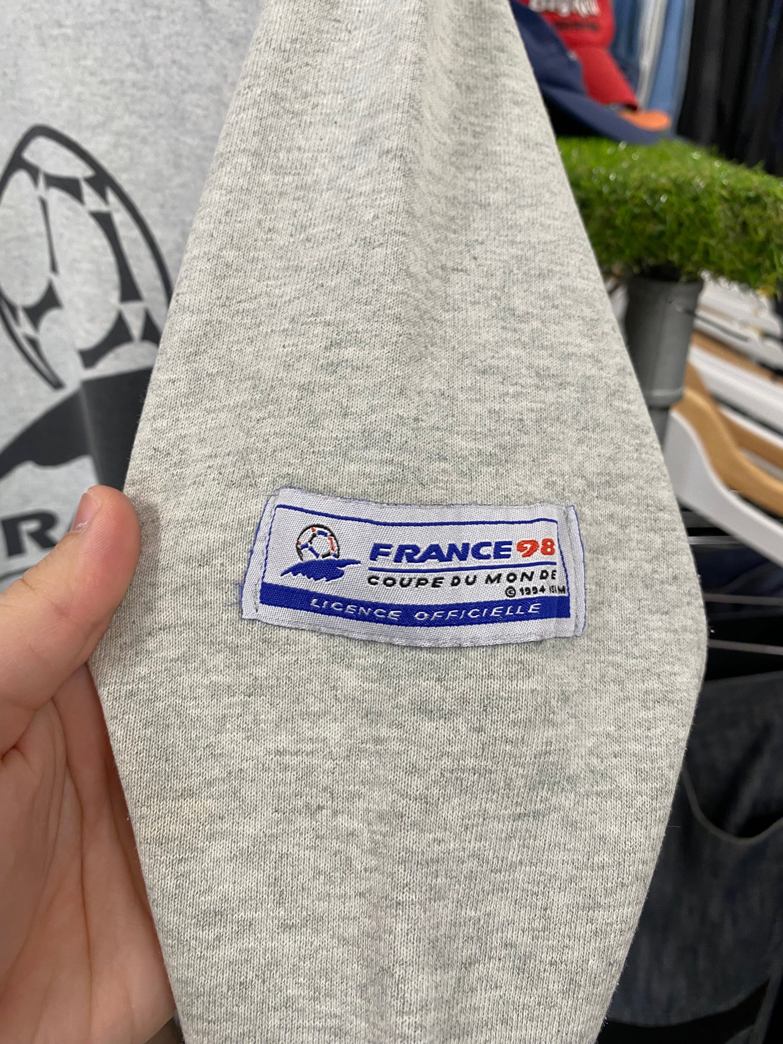 [XL] 1998 France 98 World Cup Grey Jumper