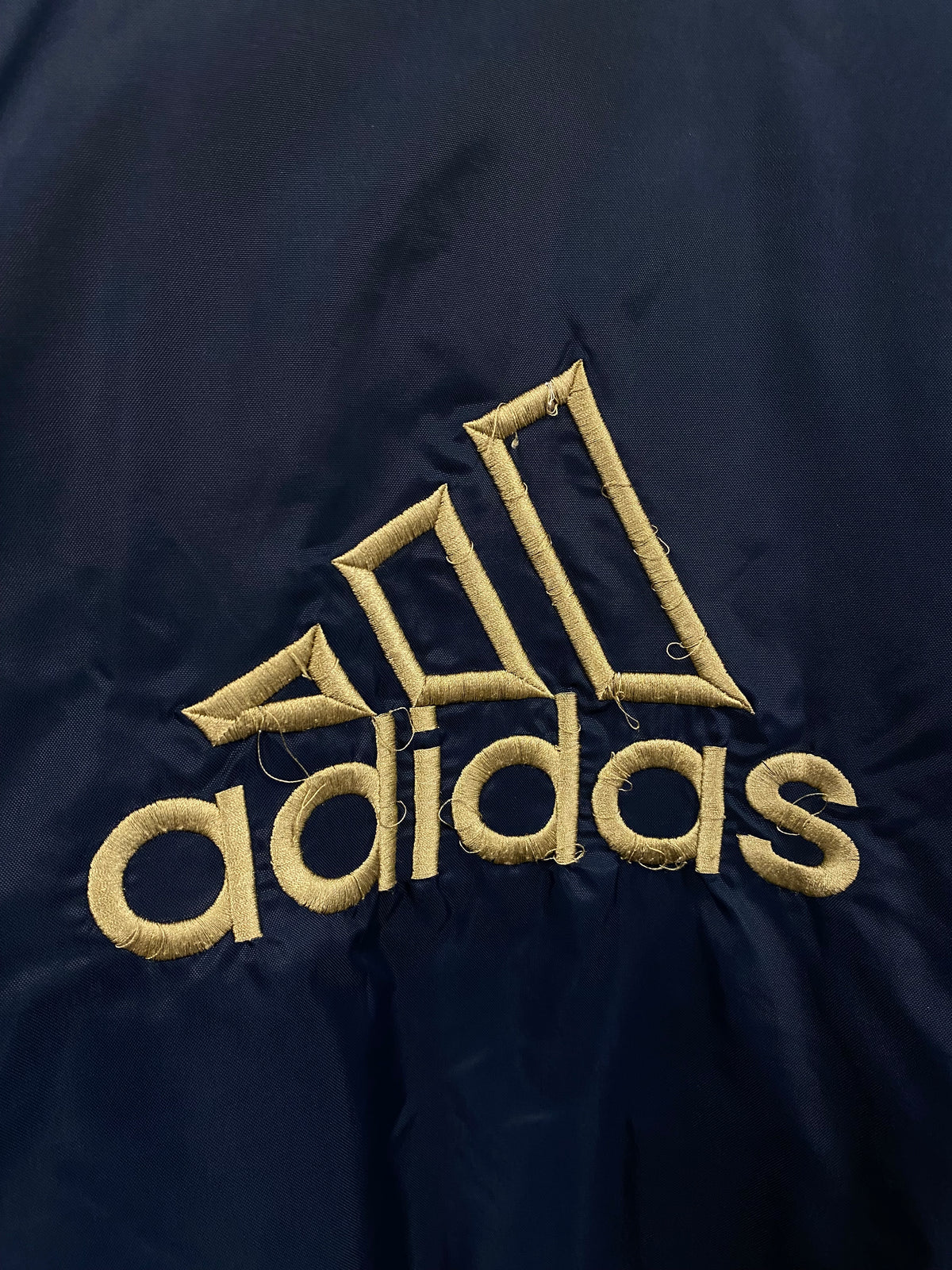 [XL] Y2K Adidas Reversable Blue/Gold Jacket