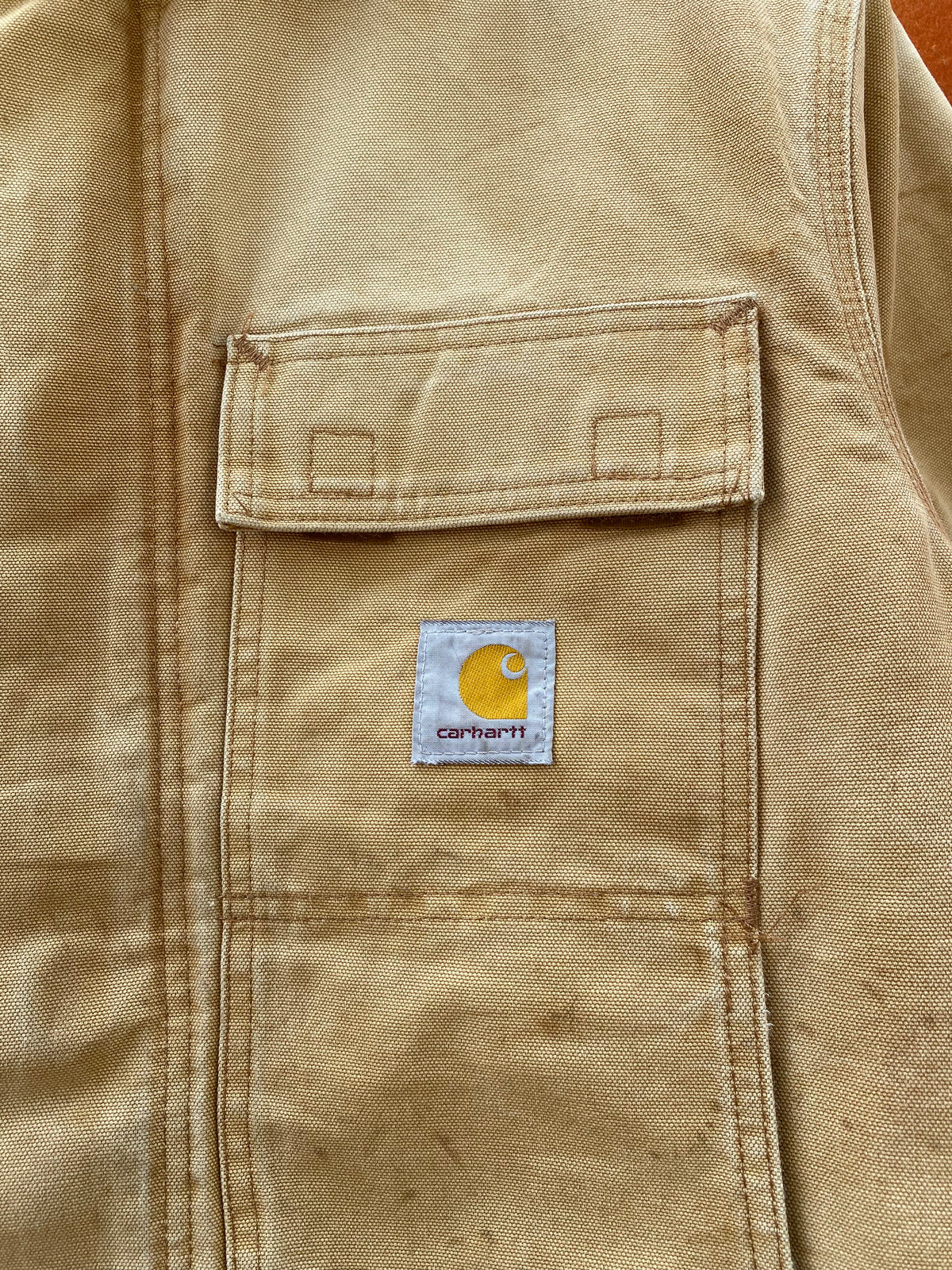 [L] Carhartt Tan C03 BRN Chore Jacket