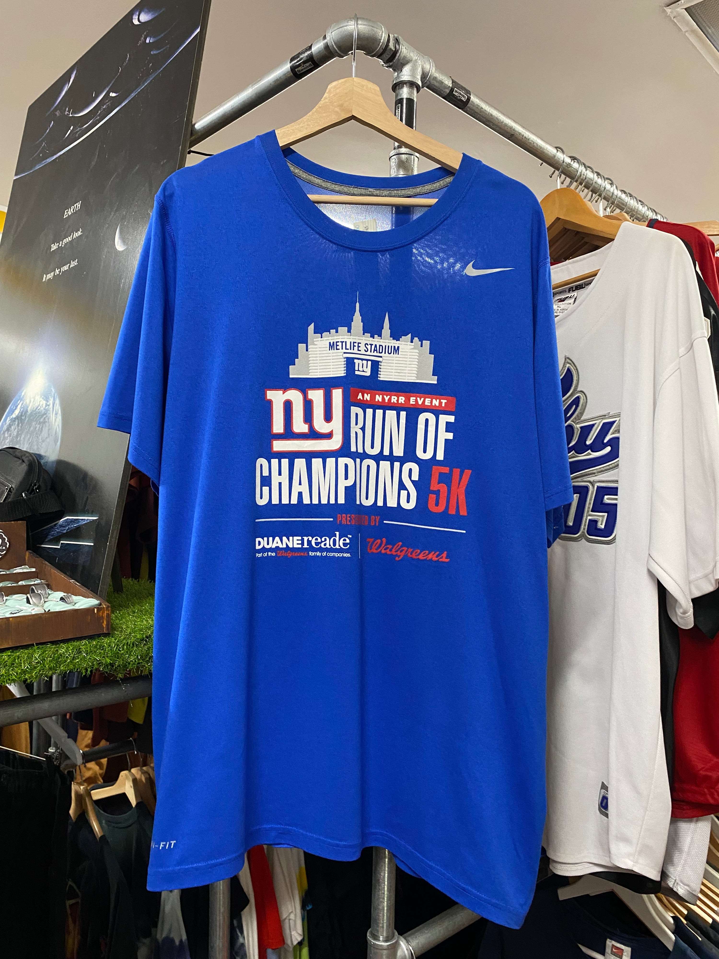 XL - NY Run of Champions 5K Blue Tee
