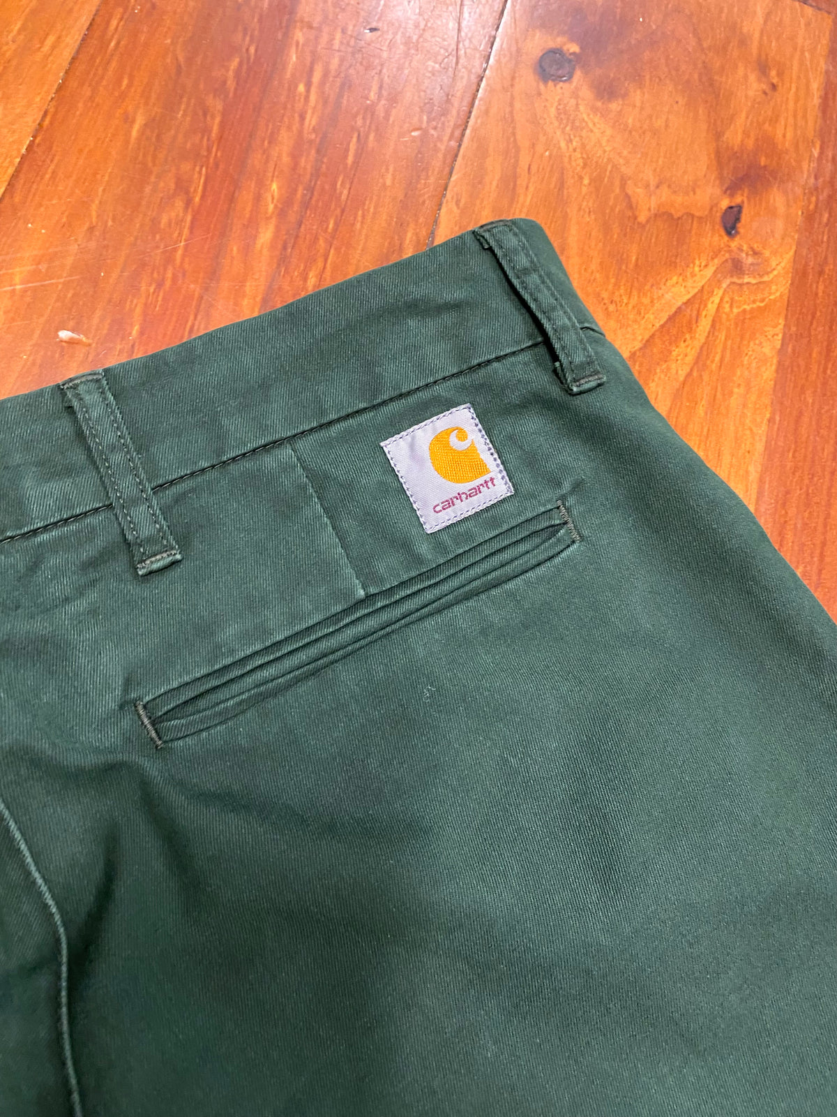[32] Carhartt Green Sid Pants 32x34
