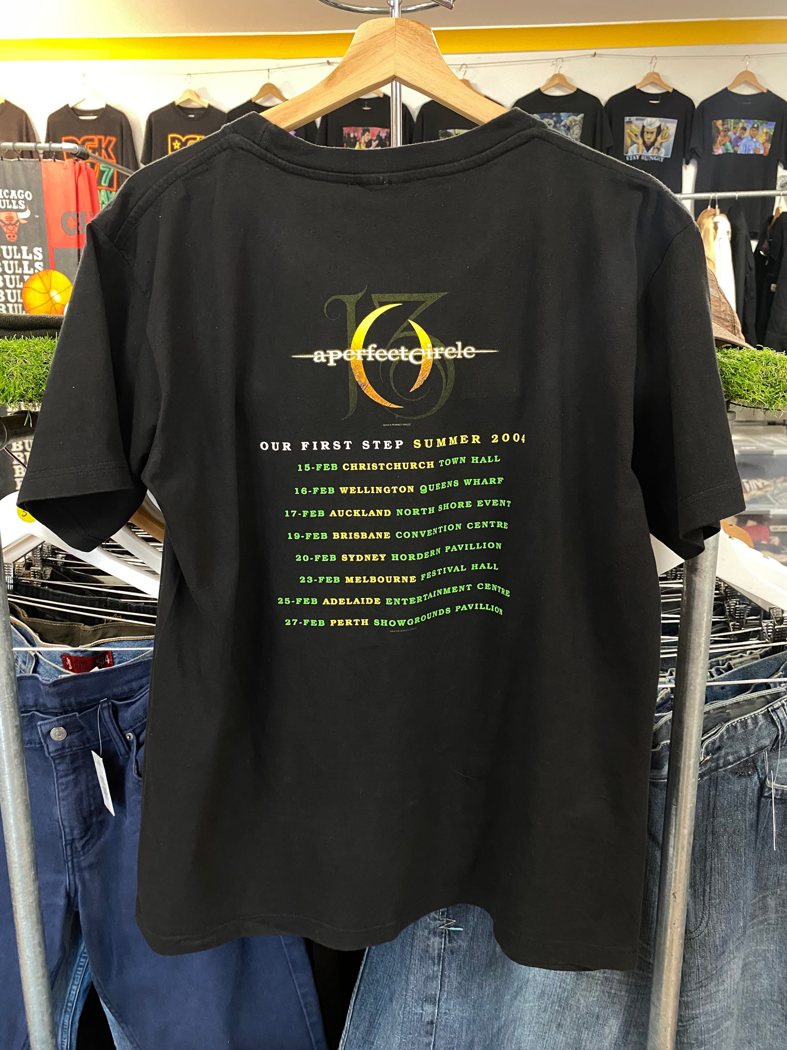 [M/L] 2004 A Perfect Circle Double Sided Tour Tshirt