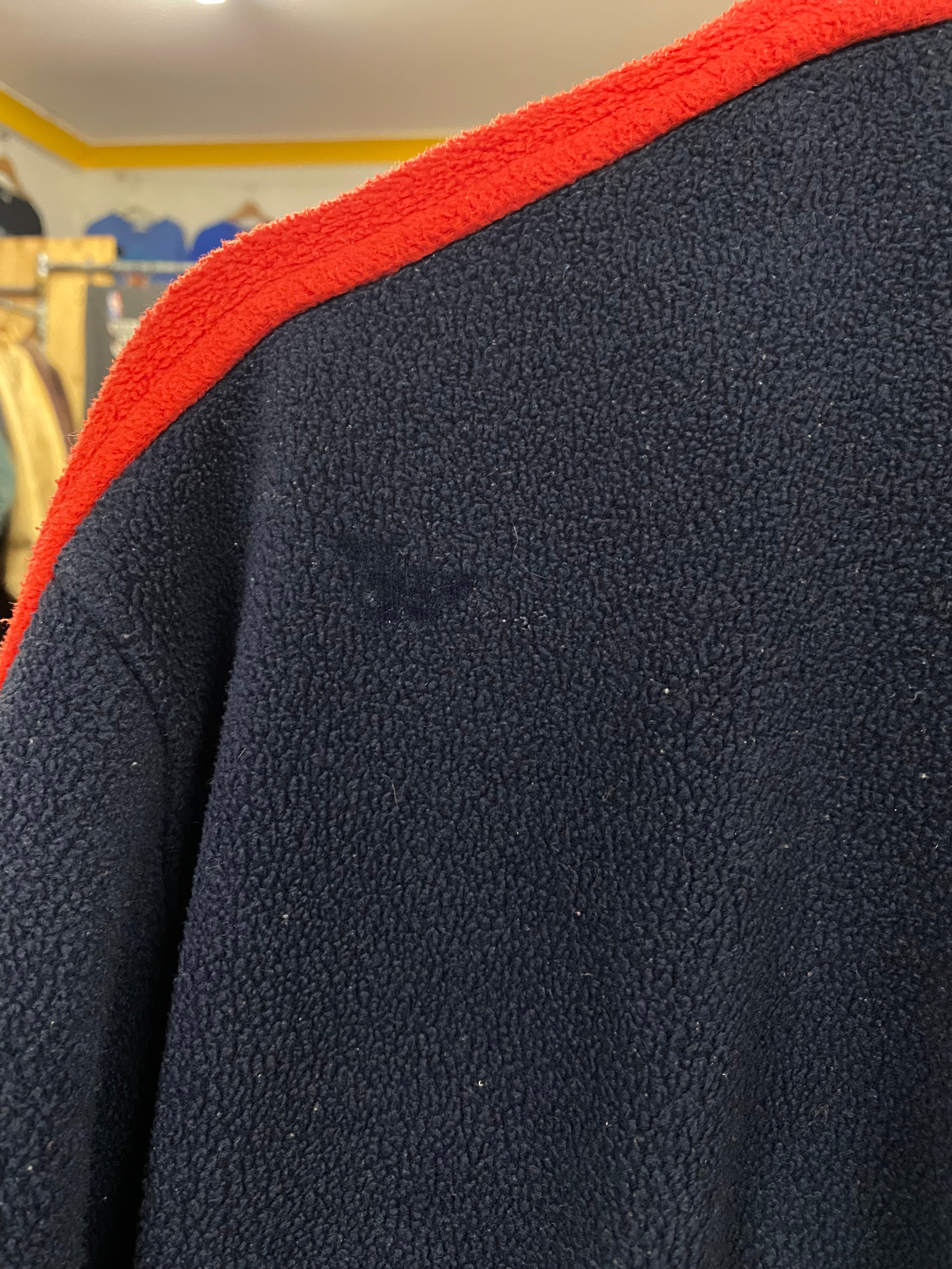 [M] UMBRO Blue 1/4 Zip Fleece