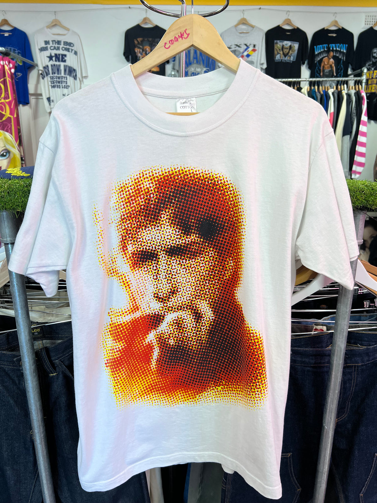 [L] 2000 Bob Dylan Dot Tee Double Sided Tshirt