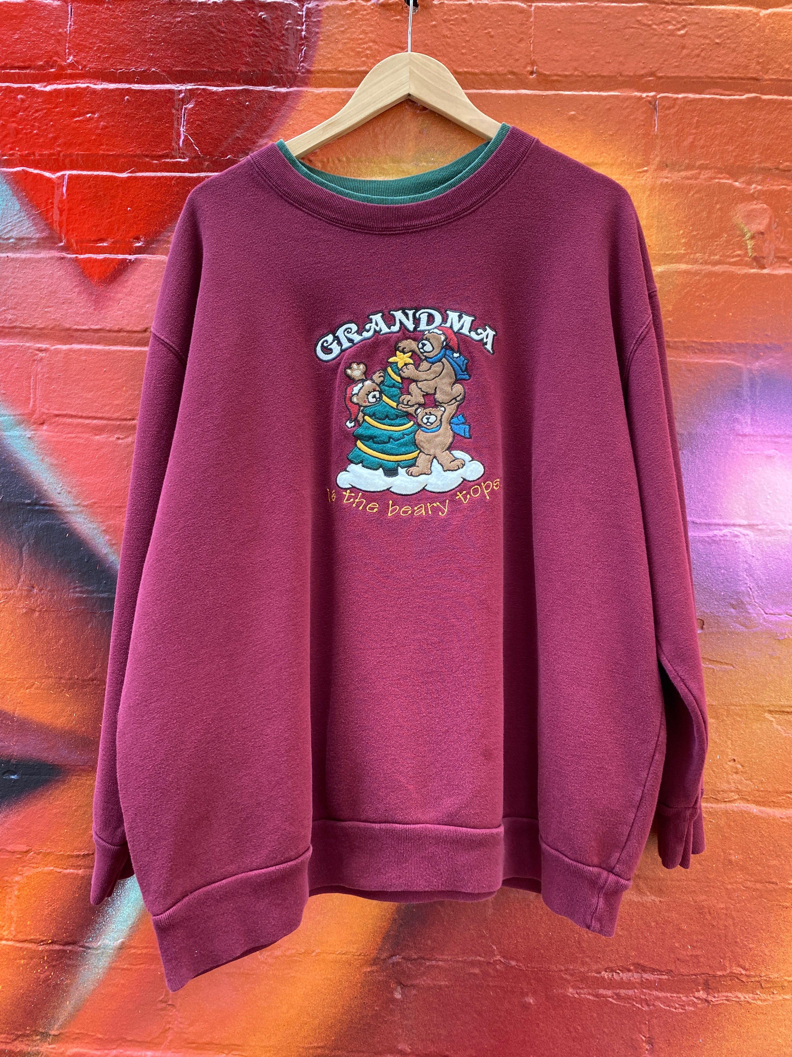 2XL - Grandma Is The Beary Tops DN Jumper